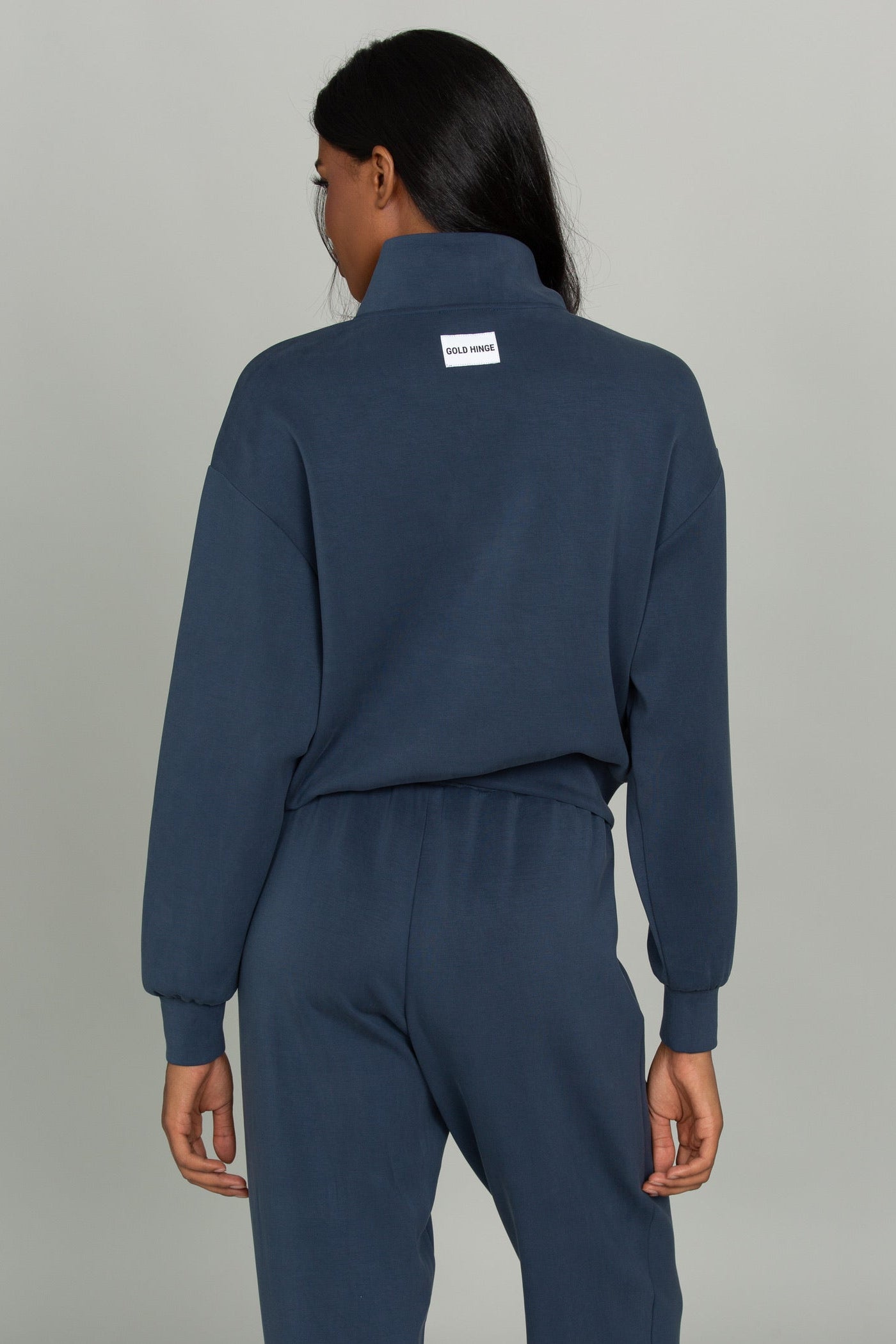 Stone Navy LuxeSoft Lounge Quarter Zip [Pre-Order]