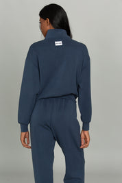 Stone Navy LuxeSoft Lounge Quarter Zip