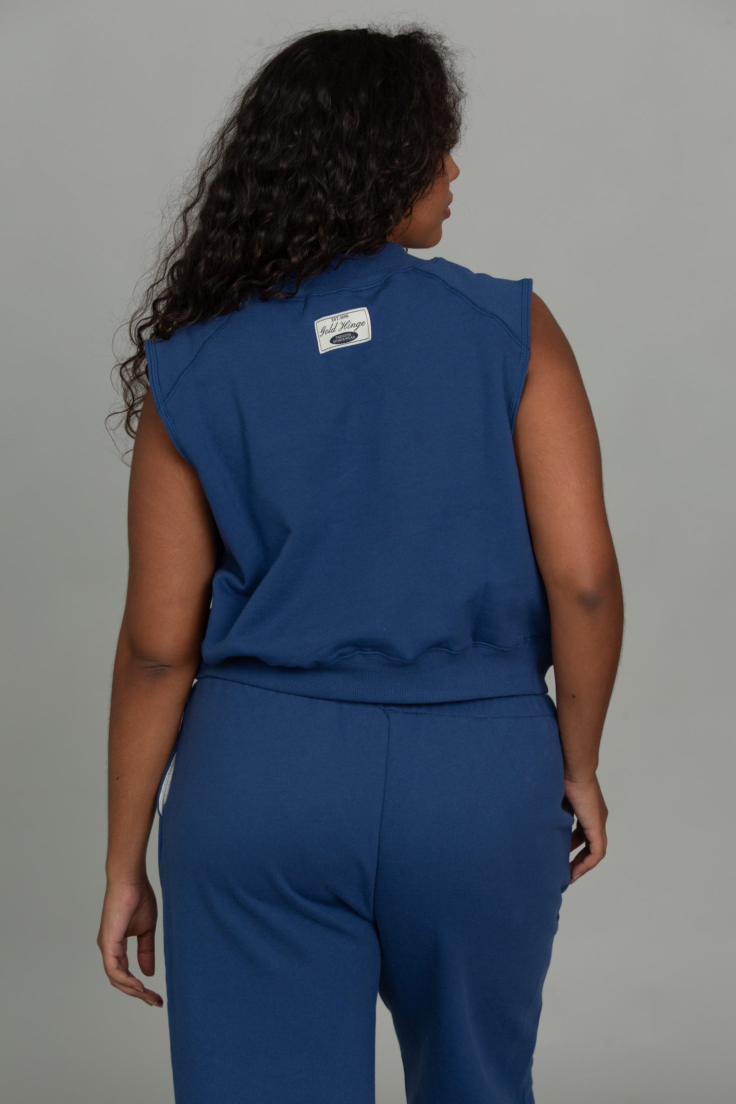 Azure Mock Neck Sleeveless Top 2.0