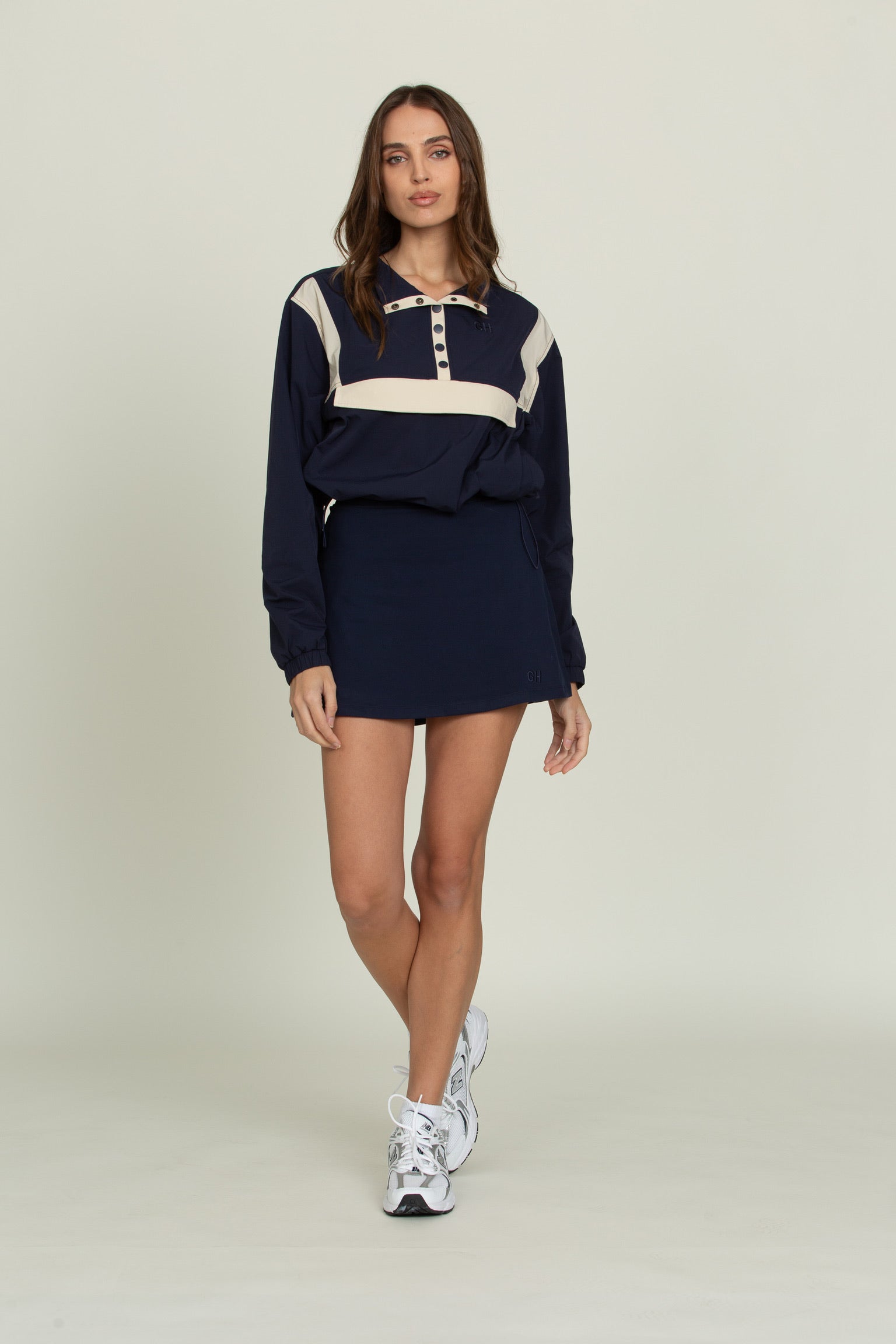 Vintage Navy AirGlyde Cropped Windbreaker [Pre-Order]