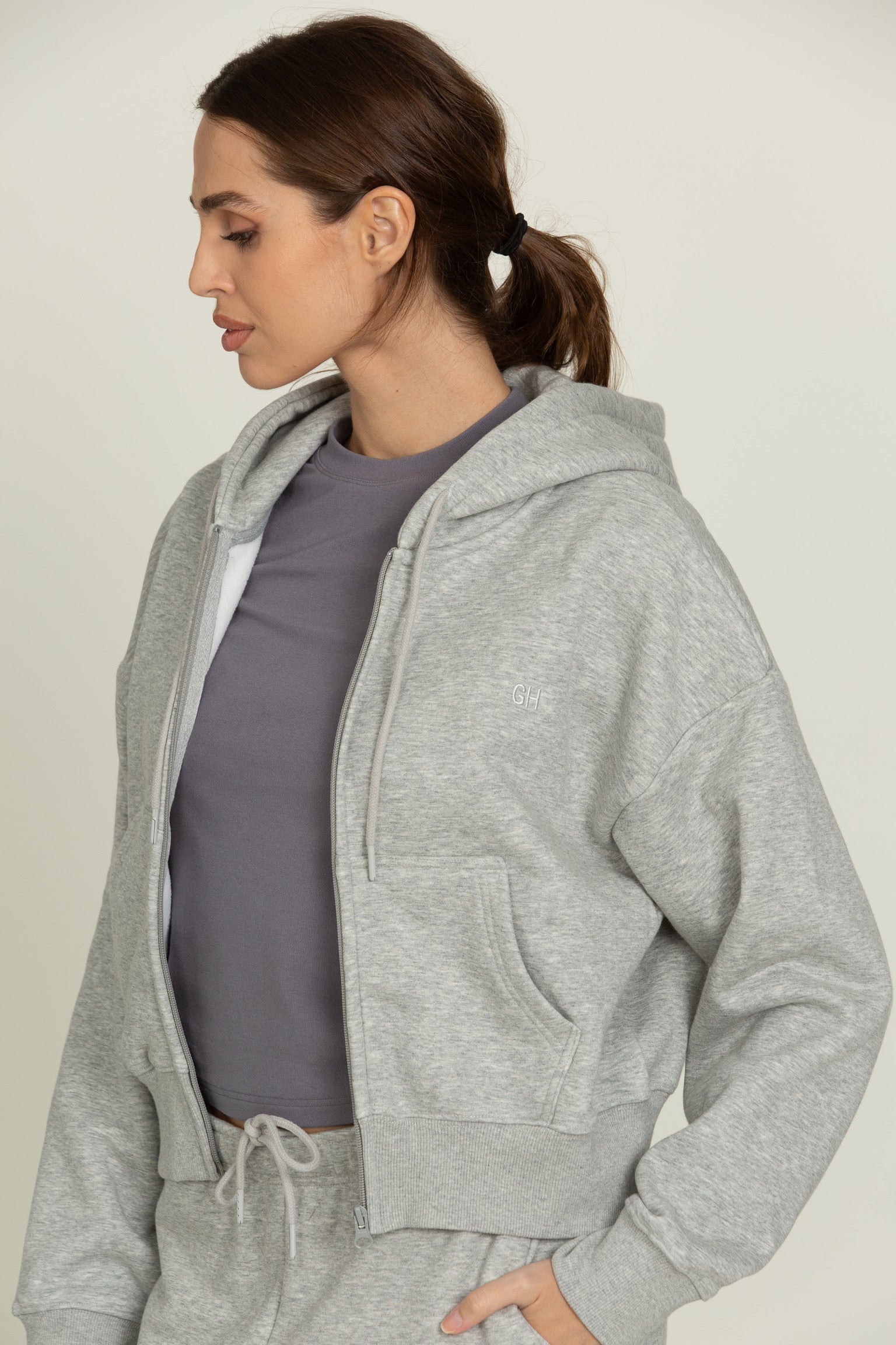 トップス MASU ANGEL ZIP-UP HOODIE(GRAY) 48 MASU(エムエーエスユー)のANGEL ZIP-UP HOODIE GRAYの通販｜PALETTE