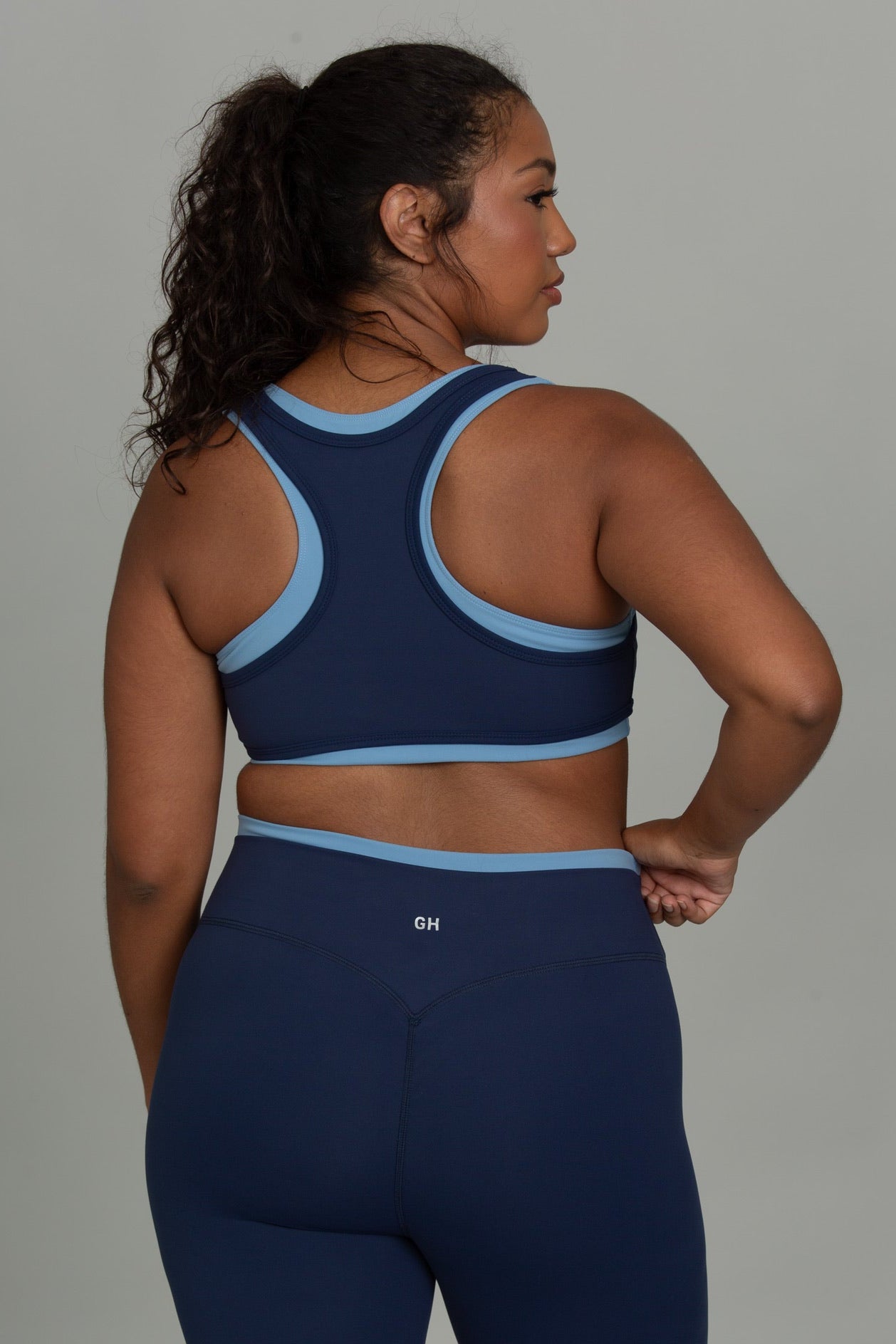French Navy MotionContour Dual Bra