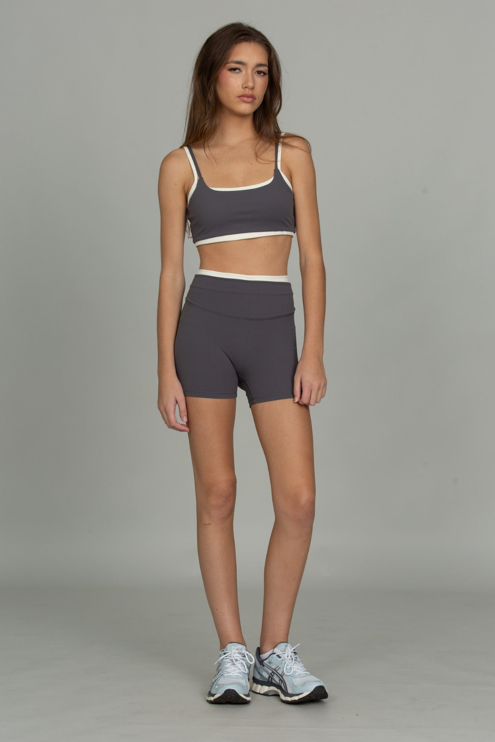 Steel Grey Double Waist StrydeForm Short