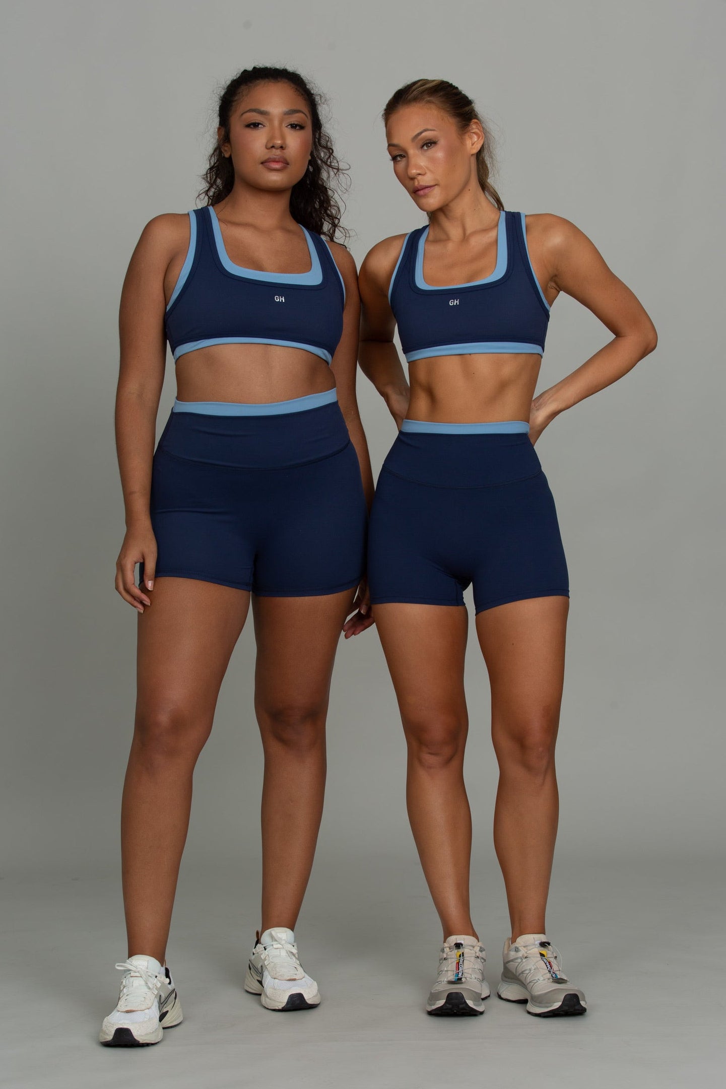 French Navy Double Waist MotionContour Short