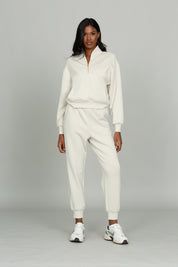 Natural LuxeSoft Lounge Quarter Zip