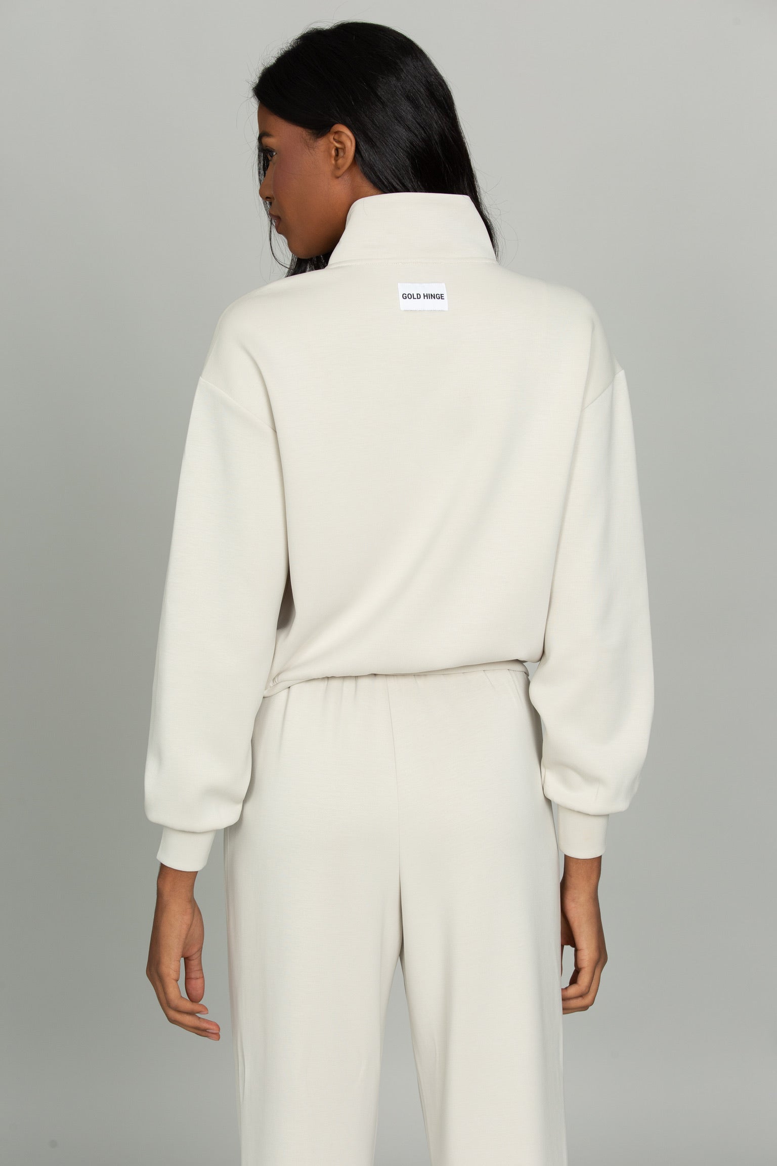 Natural LuxeSoft Lounge Quarter Zip