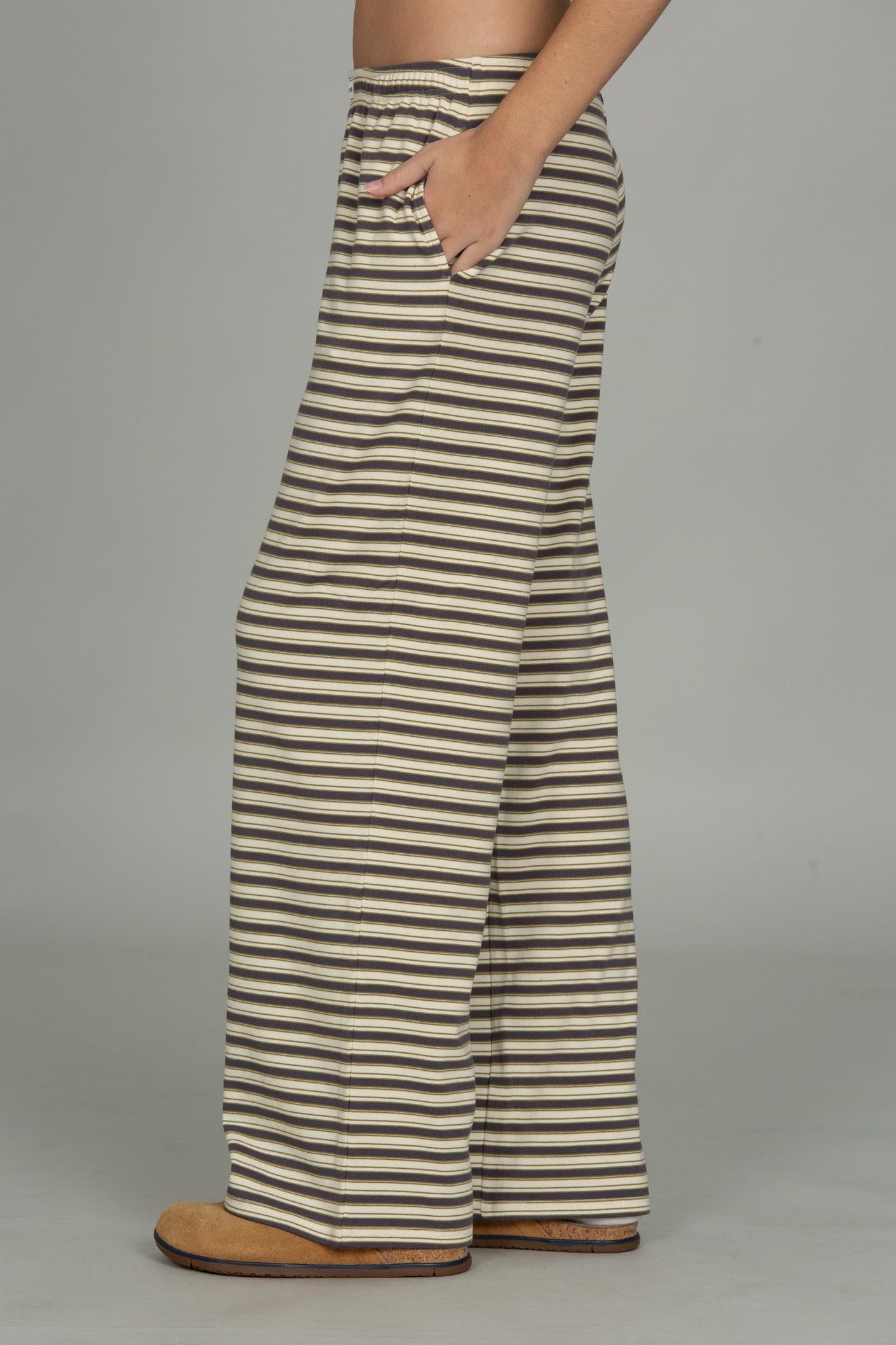 Rize Cotton Striped Pant