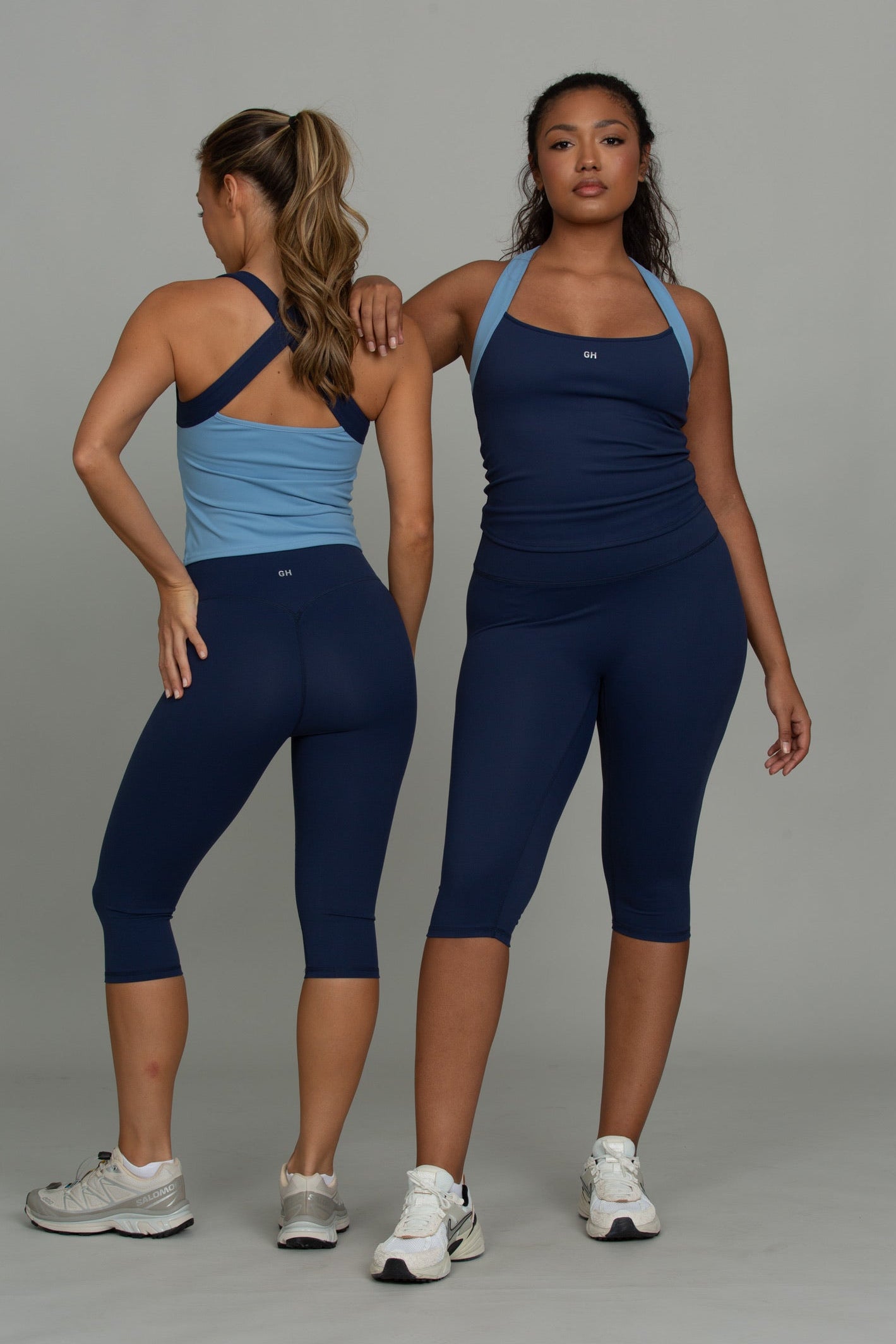 French Navy MotionContour Cross Back Tank