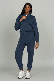 Stone Navy LuxeSoft Lounge Quarter Zip [Pre-Order]