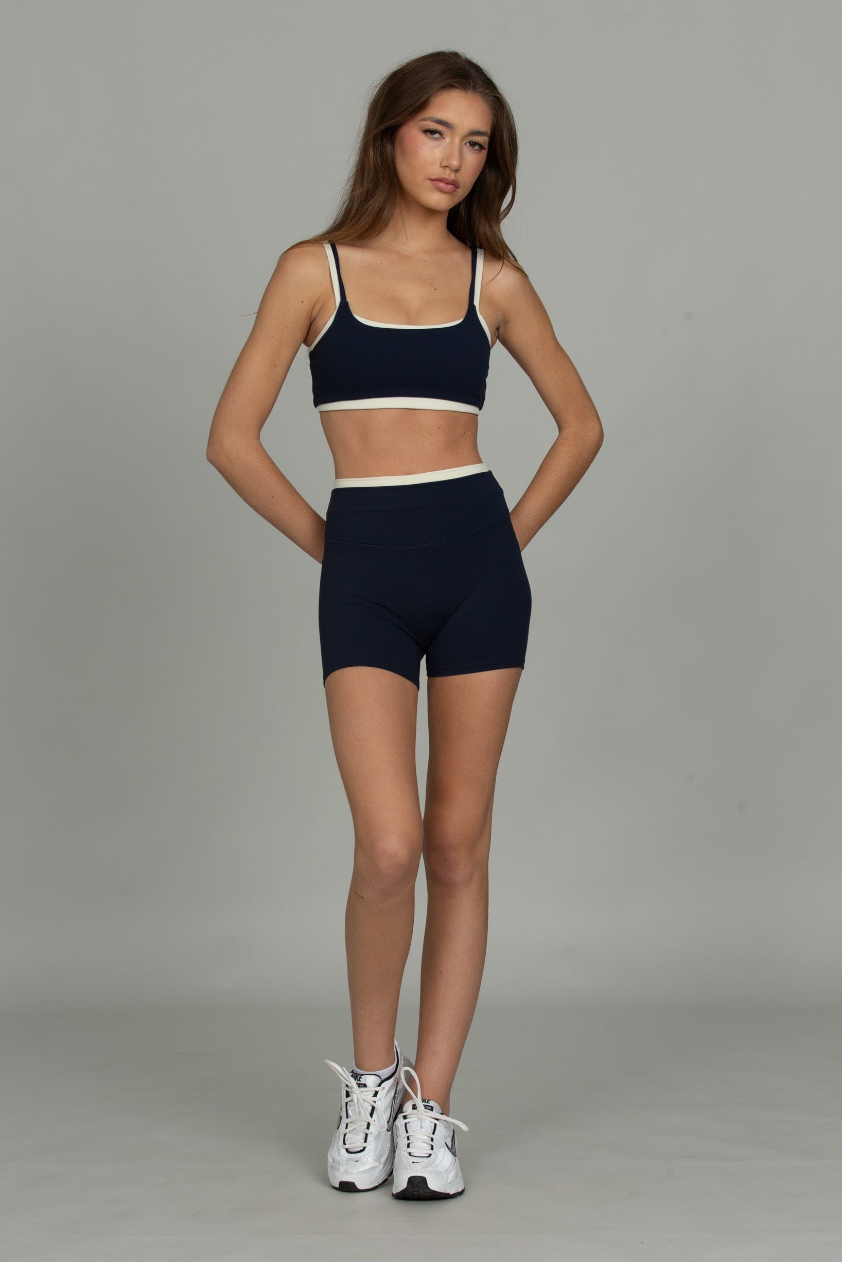 Midnight Navy Double Waist StrydeForm Short