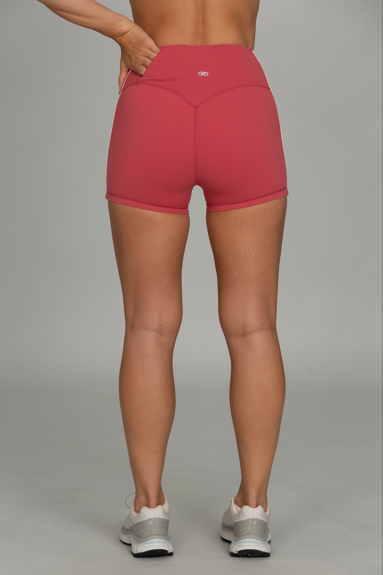 Terracotta Side Stripe 3" StrydeForm Short