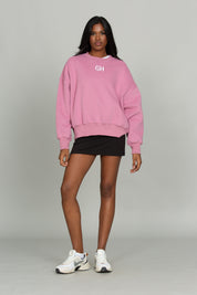 Pale Berry GH Embroidered Sweatshirt