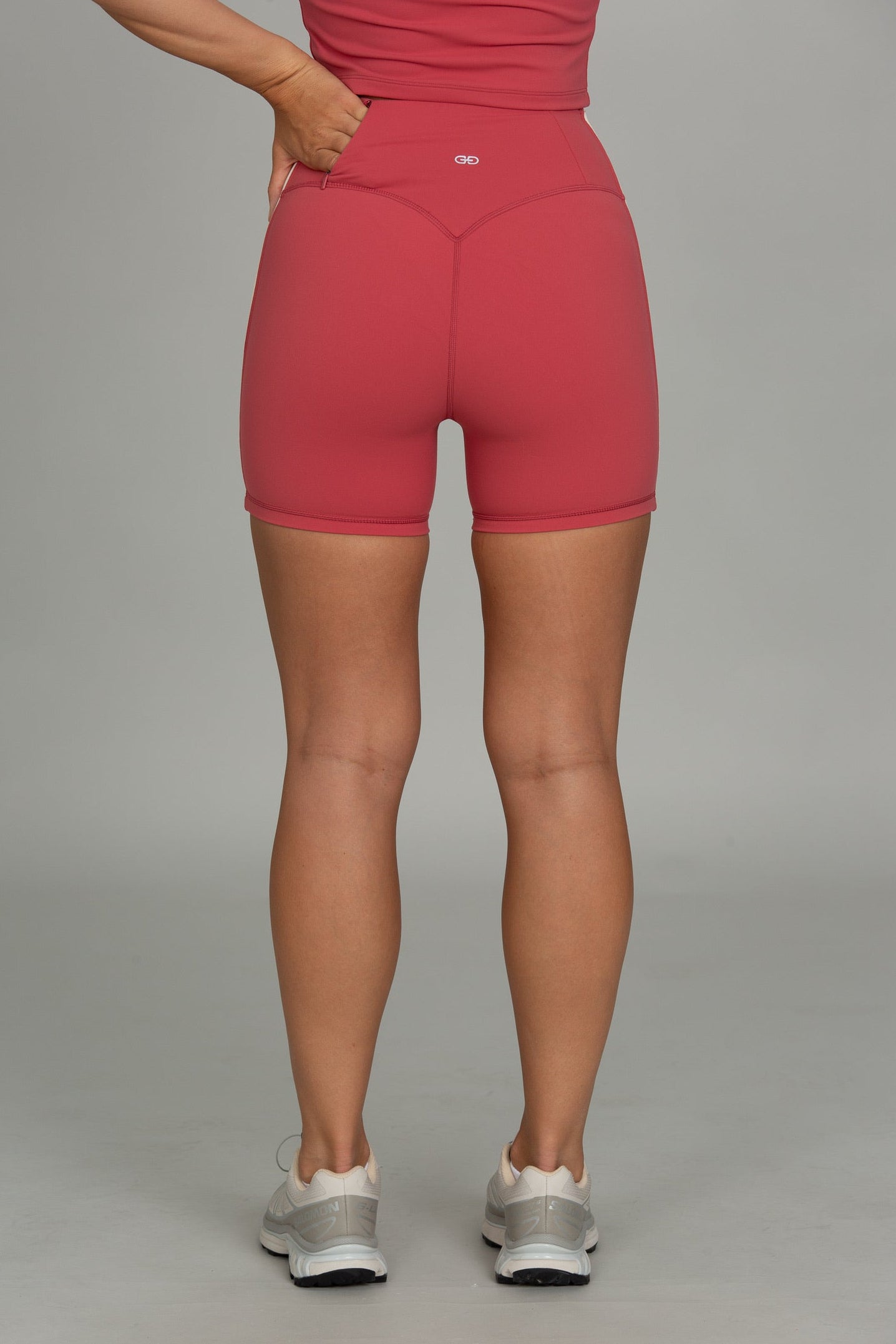 Terracotta Side Stripe 5" StrydeForm Short