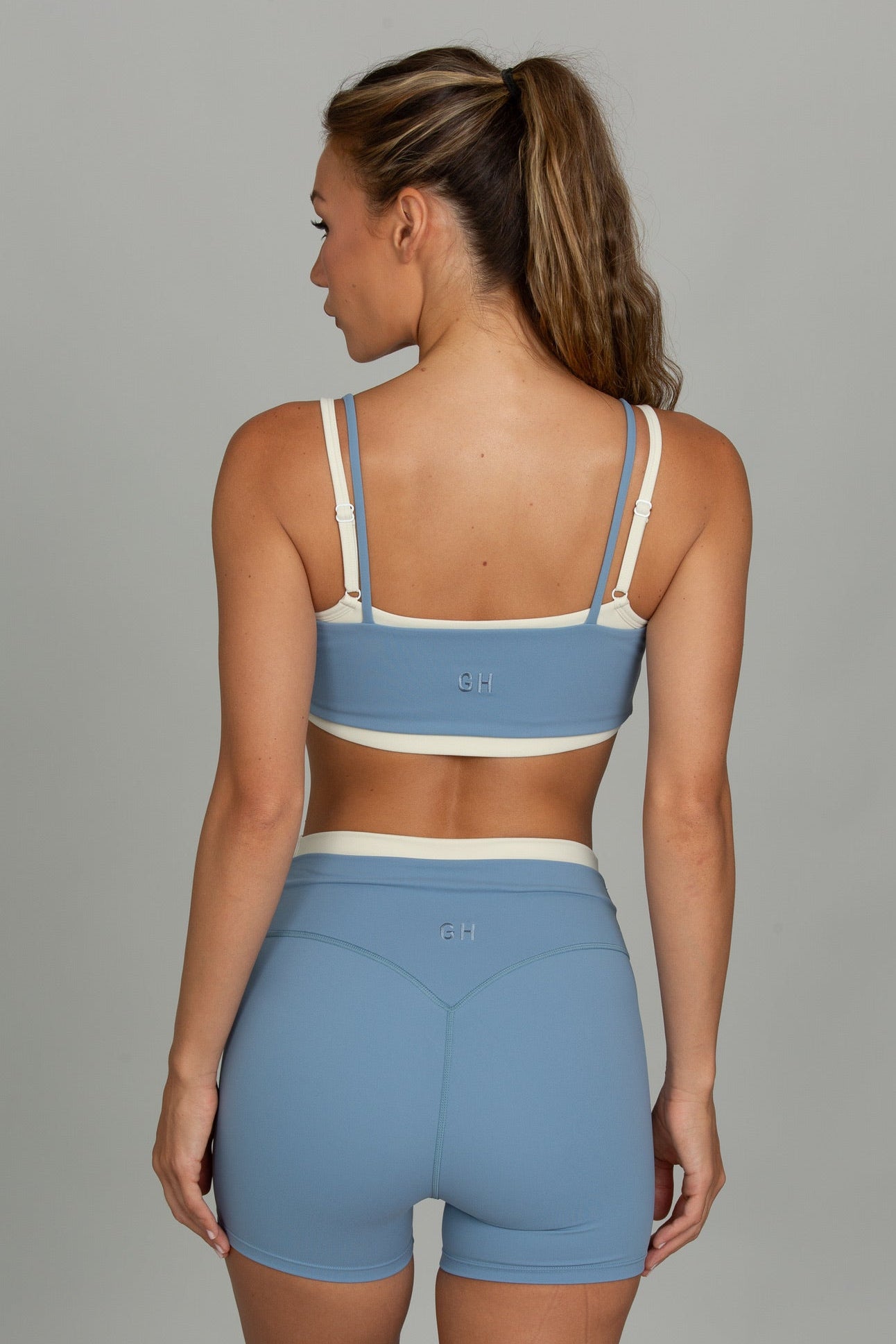 Stonewash Blue Double Layer StrydeForm Bra