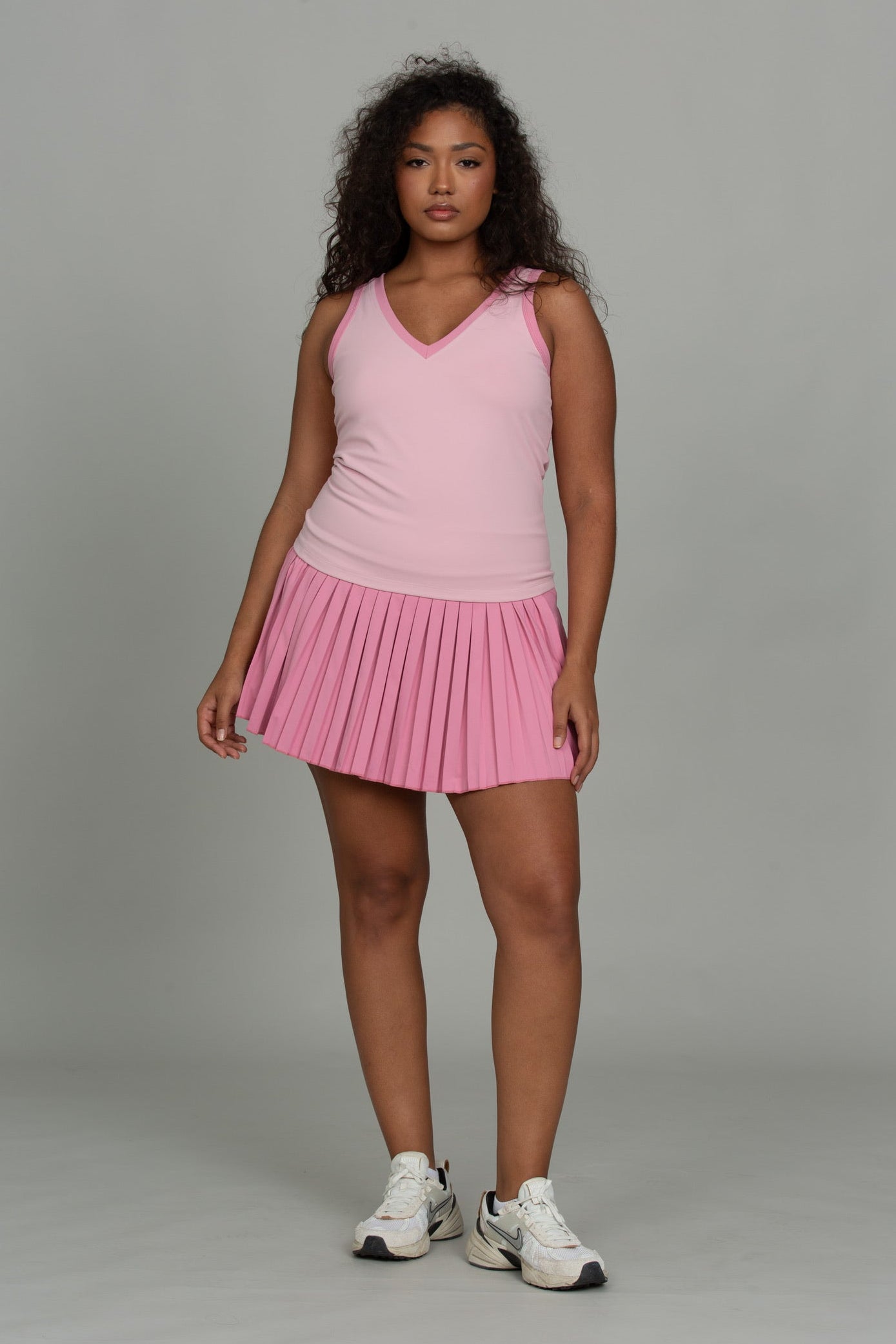 Soft Pink MotionContour V-Neck Tank