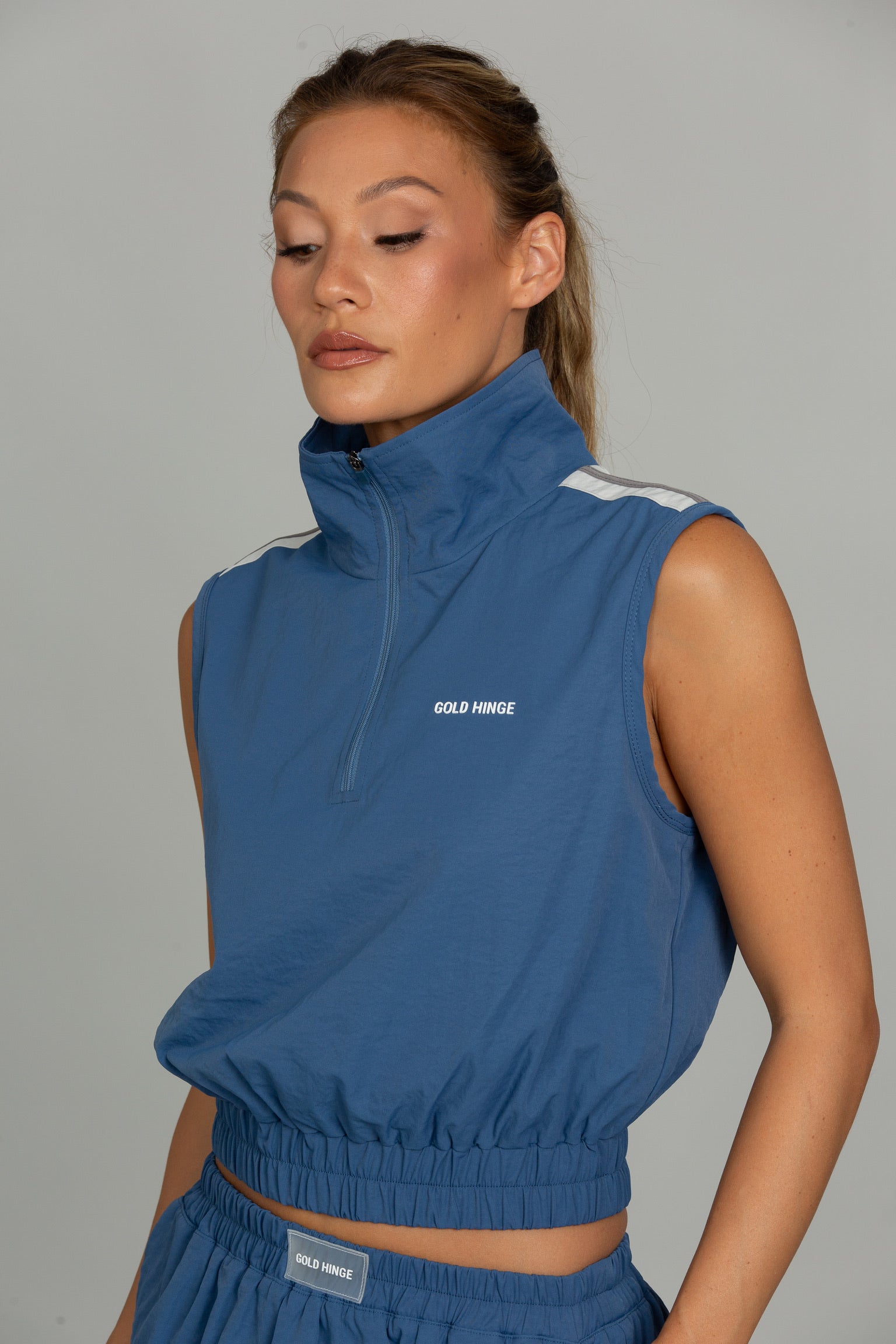 Deep Lagoon ActiveEase Half-Zip Vest