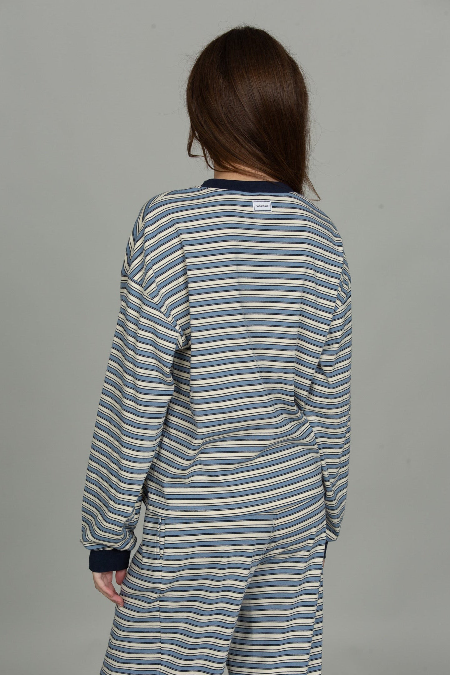 Chill Cotton Striped Long Sleeve Tee