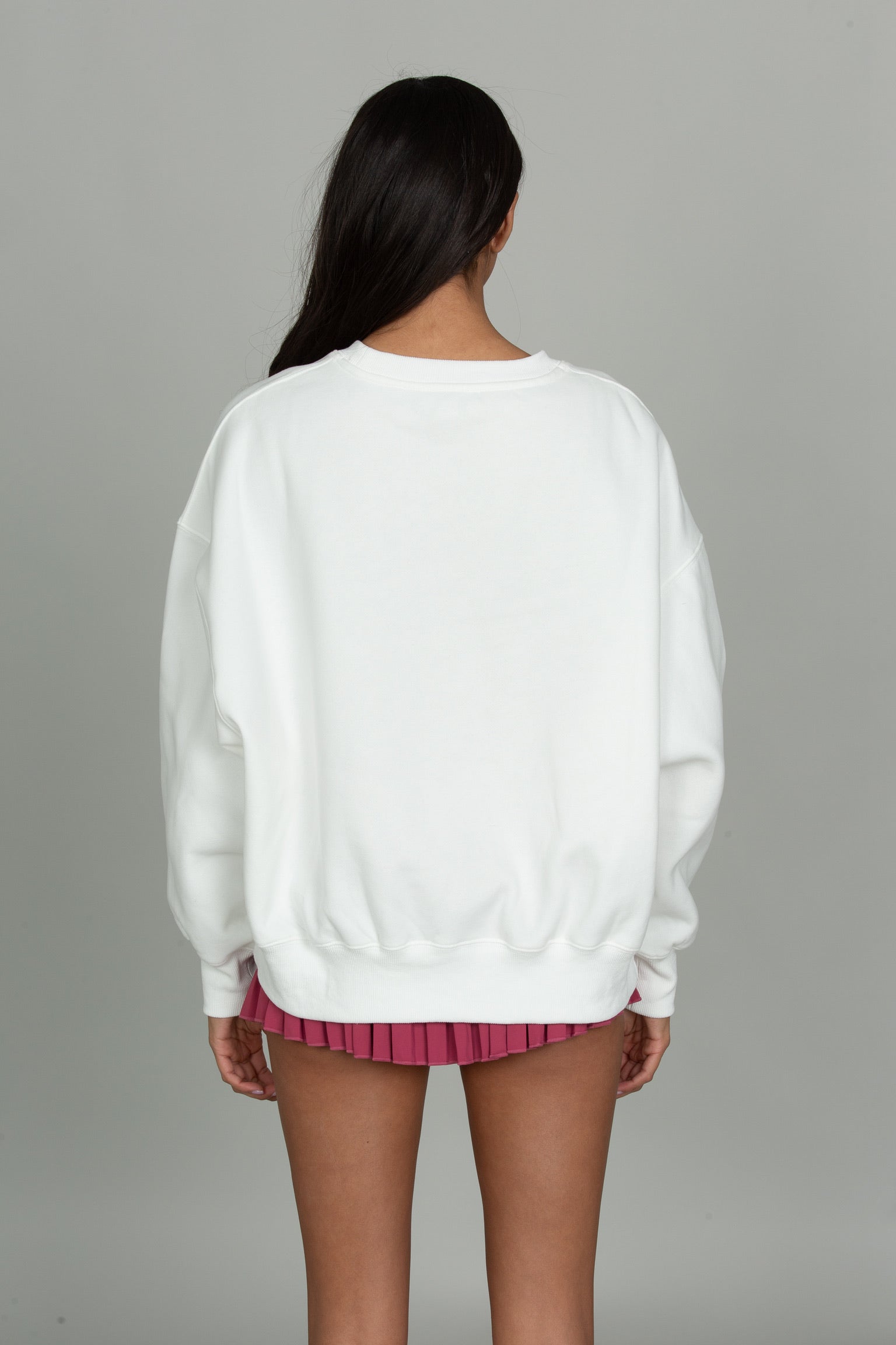 White Raspberry GH Wide Arm Sweatshirt