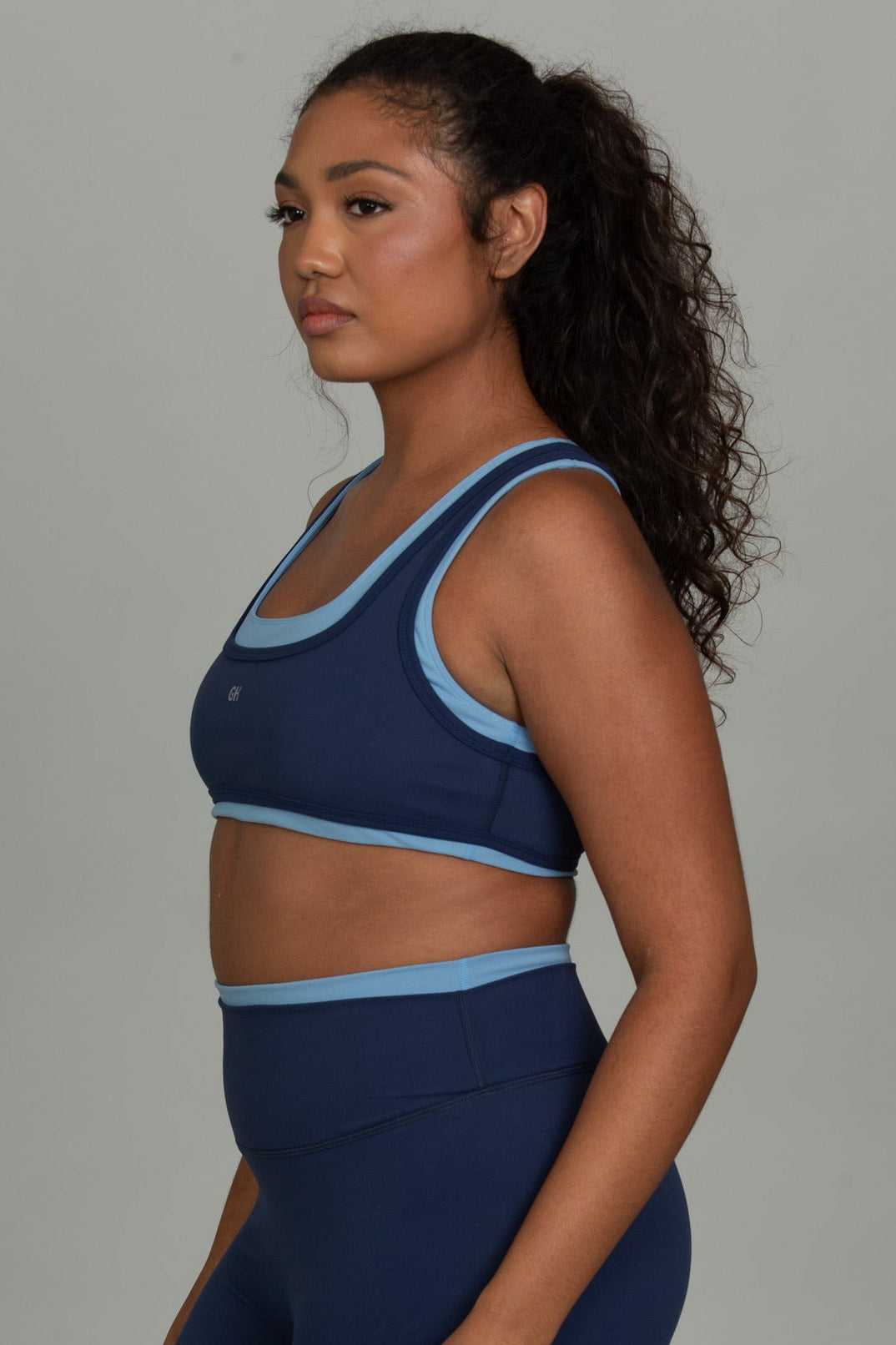 French Navy MotionContour Dual Bra
