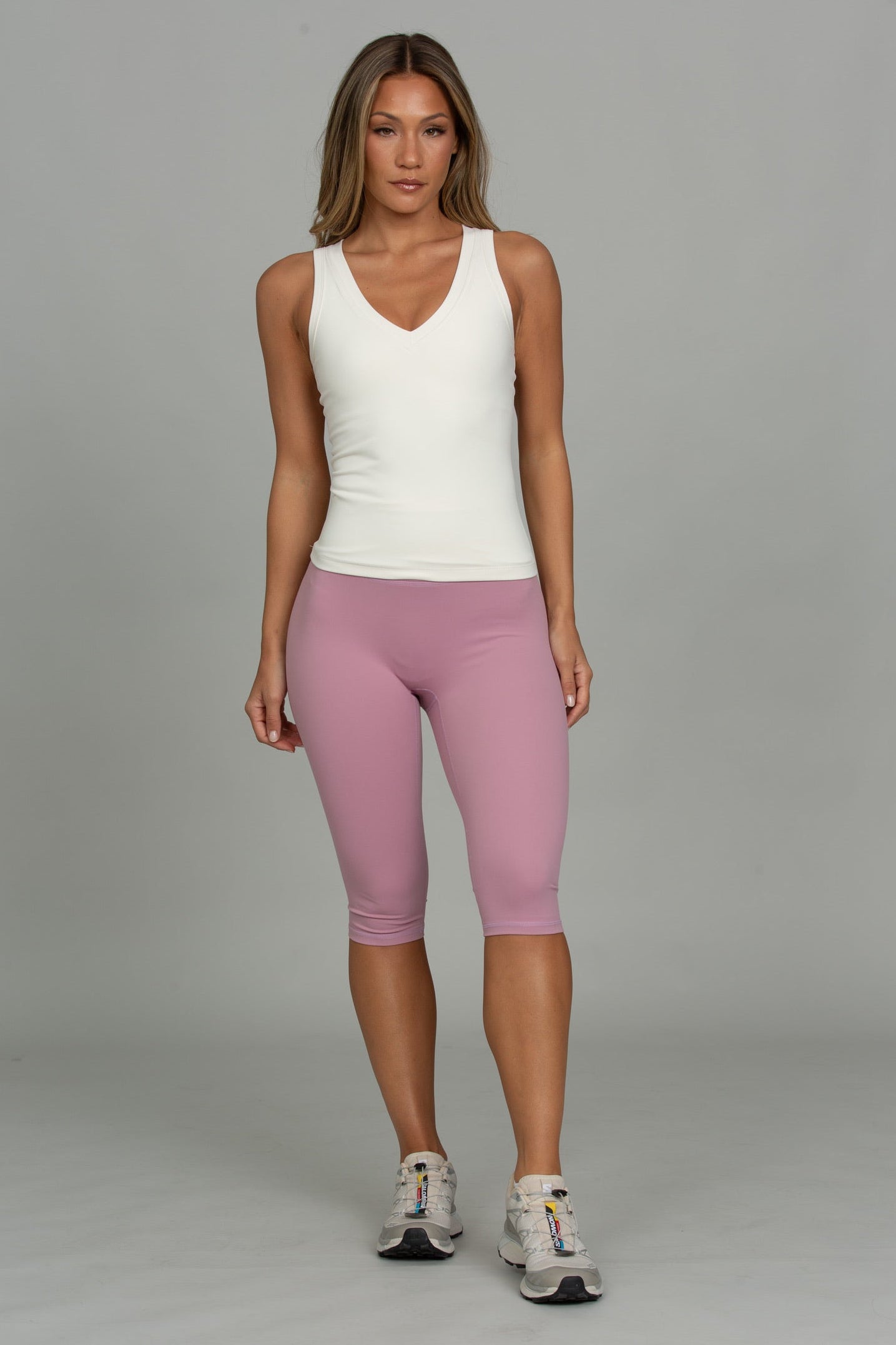 Sweet Cream MotionContour V-Neck Tank