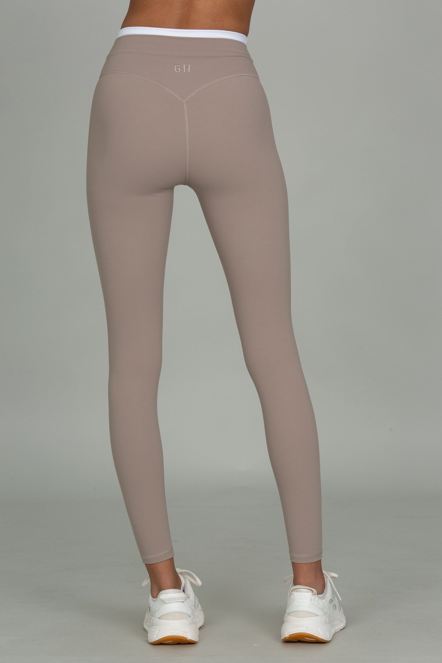 Taupe Double Waist StrydeForm Legging