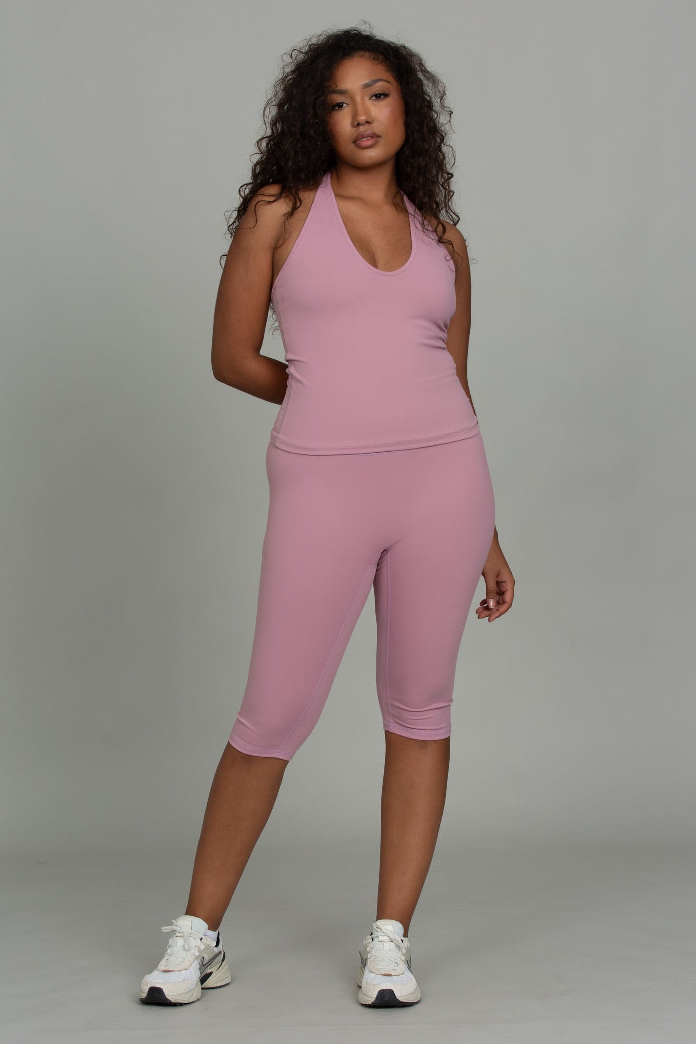 Soft Berry MotionContour Halter Top