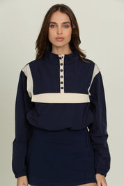 Vintage Navy AirGlyde Cropped Windbreaker [Pre-Order]