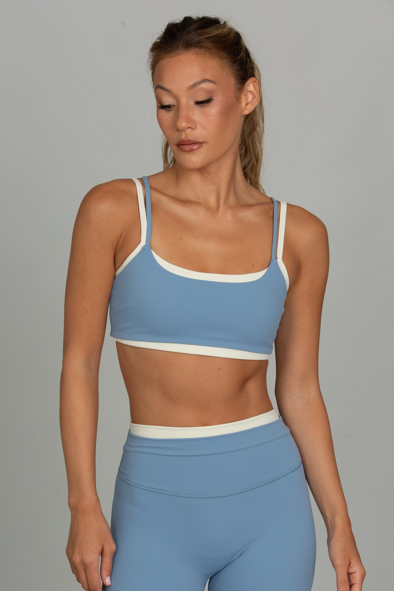Stonewash Blue Double Layer StrydeForm Bra