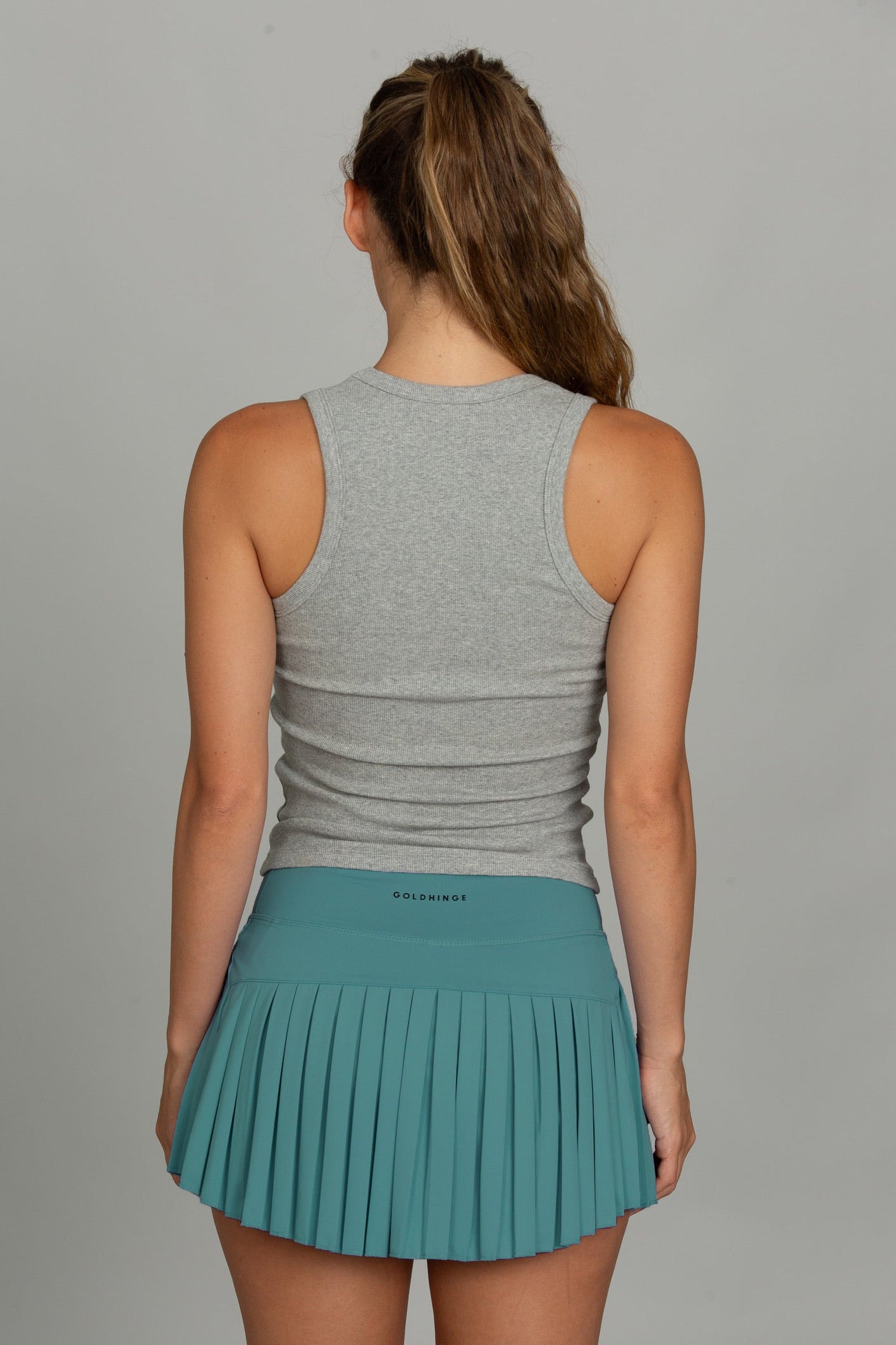 Emerald Lagoon Pleated Tennis Skirt