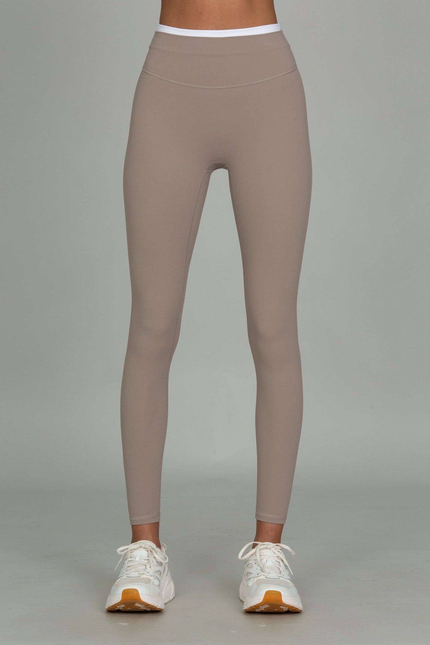 Taupe Double Waist StrydeForm Legging