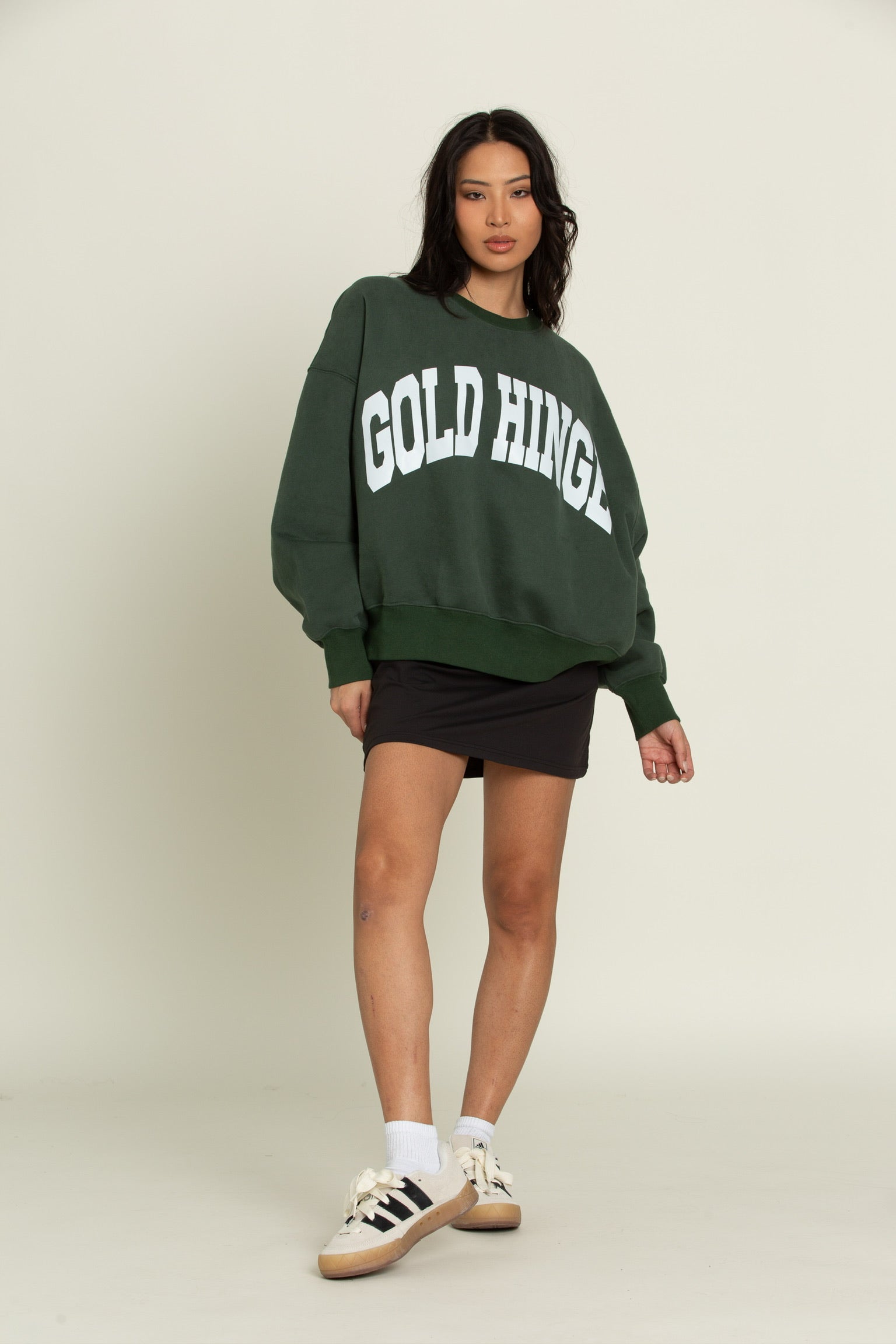 Dark Green GH Wide Arm Sweatshirt