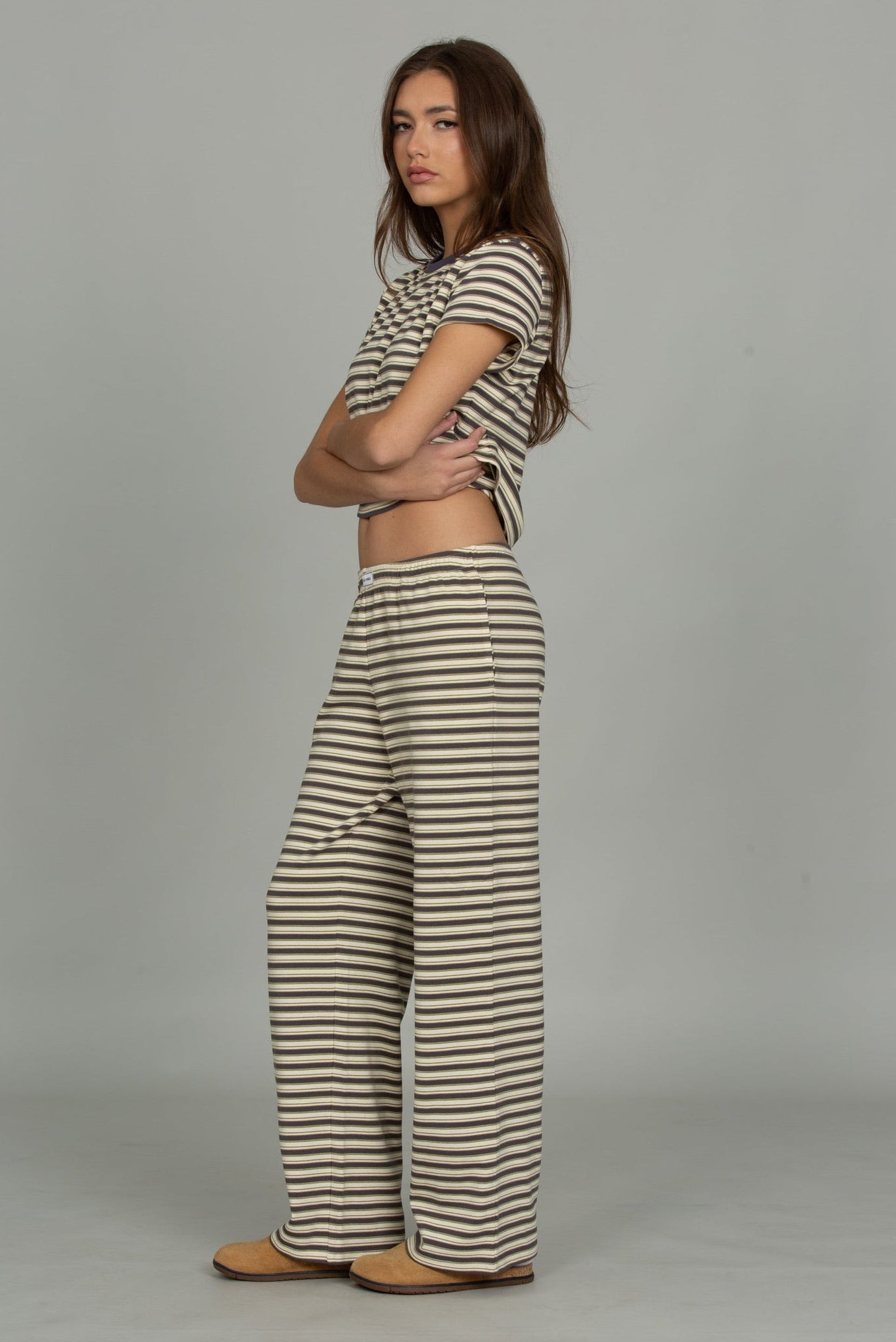 Rize Cotton Striped Pant
