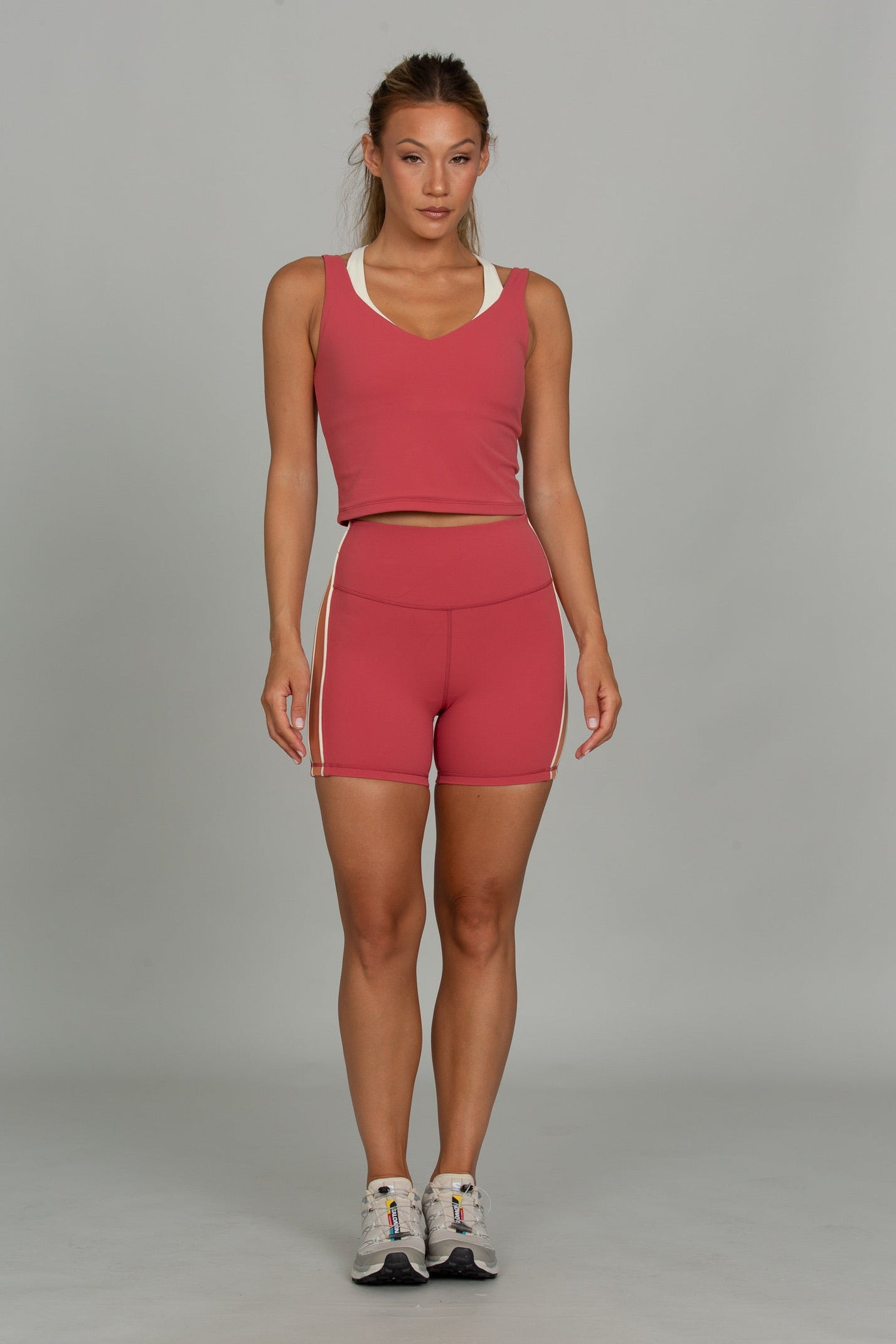 Terracotta Side Stripe 5" StrydeForm Short