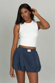 Stone Navy LuxeSoft Bubble Skirt