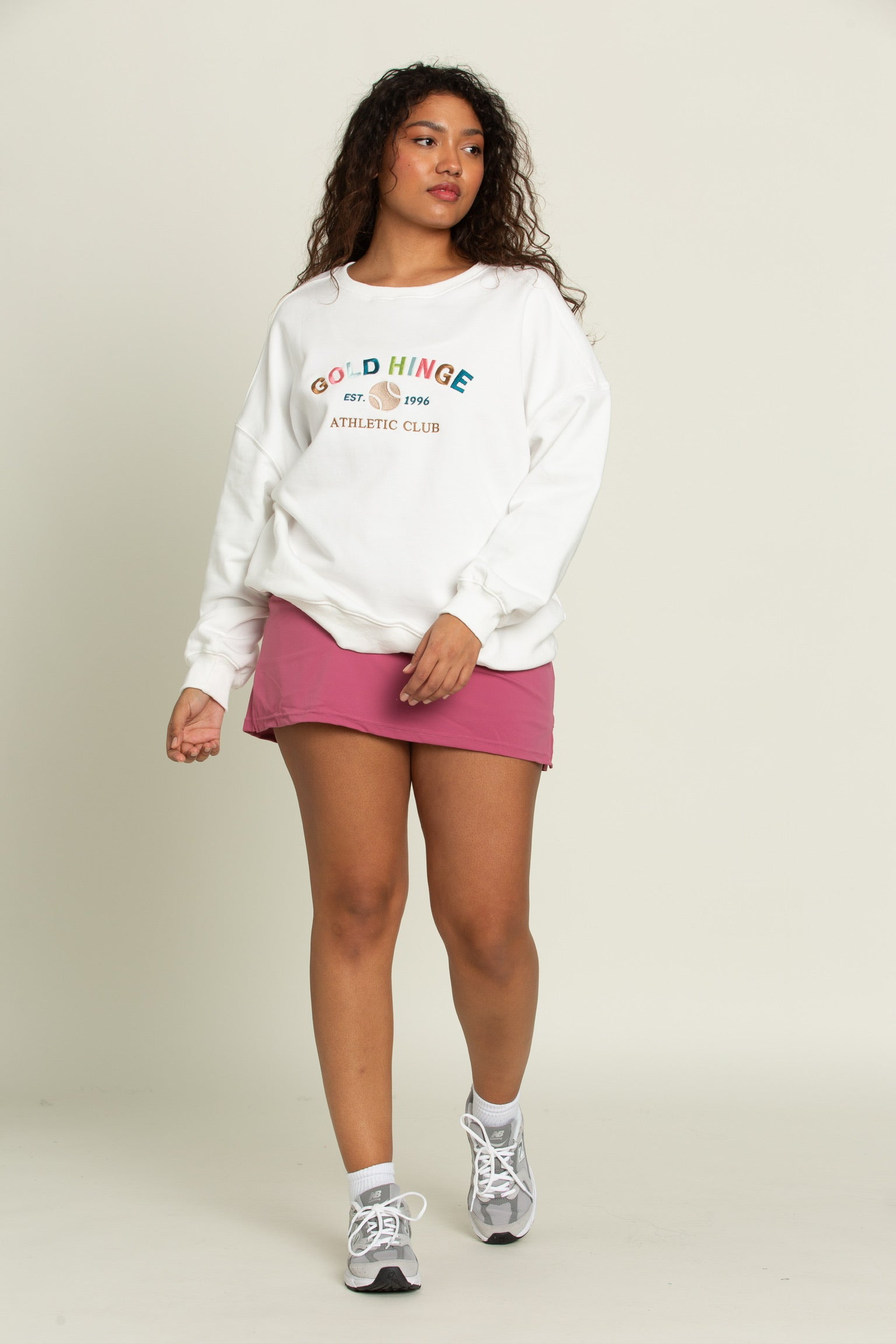 Colorful GH Boyfriend Sweatshirt – Gold Hinge