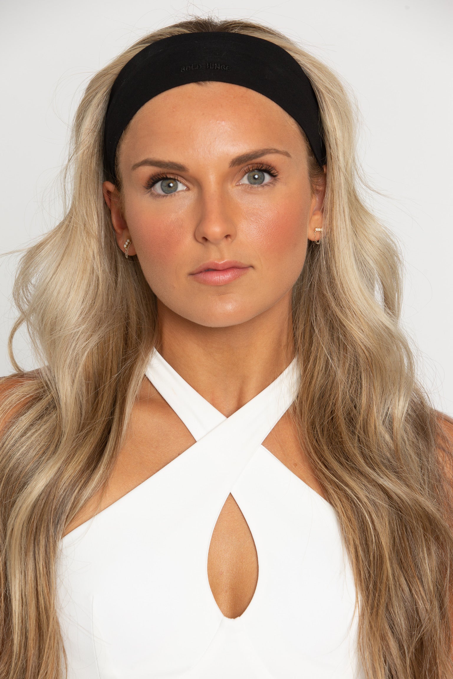 Black Gold Hinge Headband