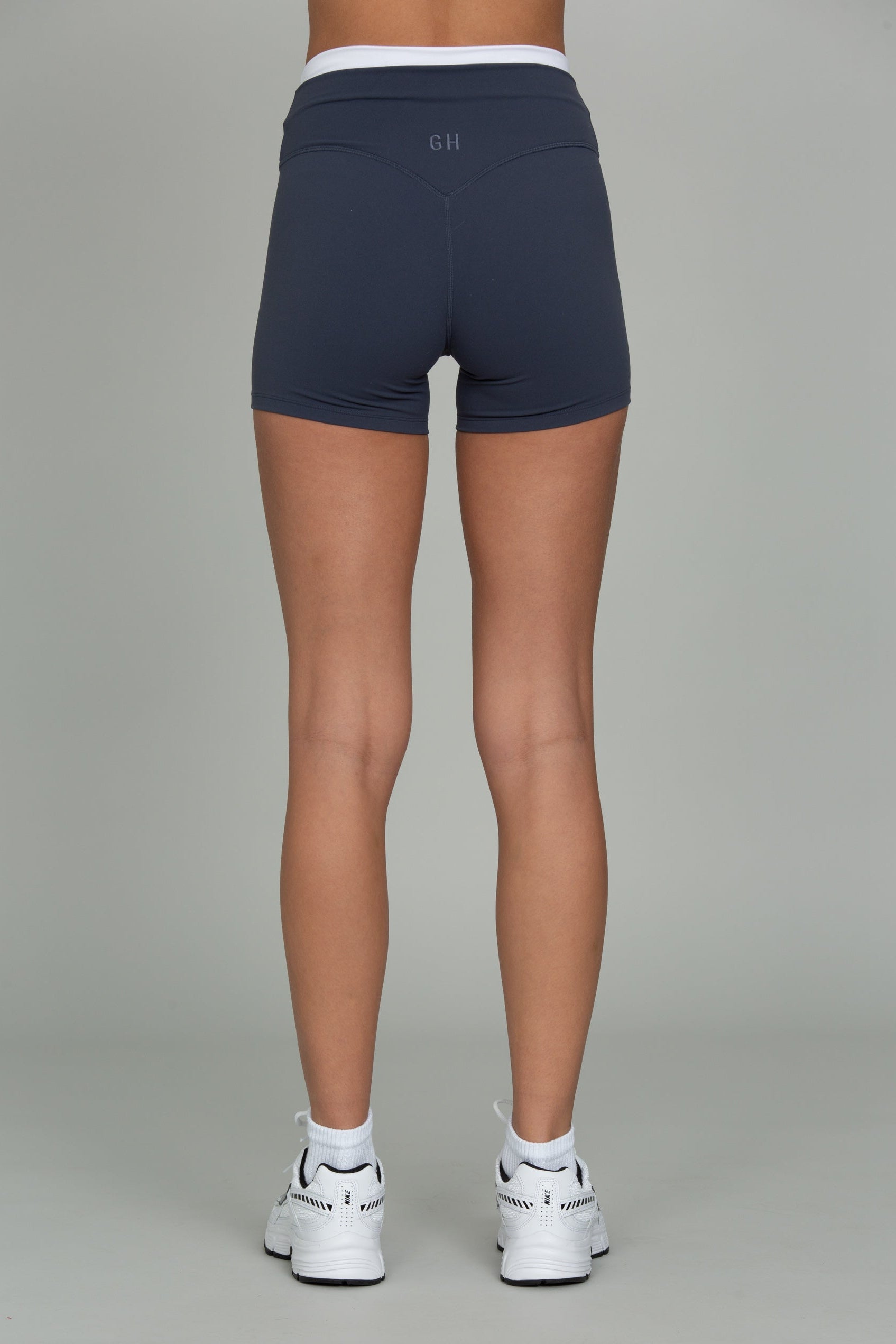 Bluewash Double Waist StrydeForm Short – Gold Hinge