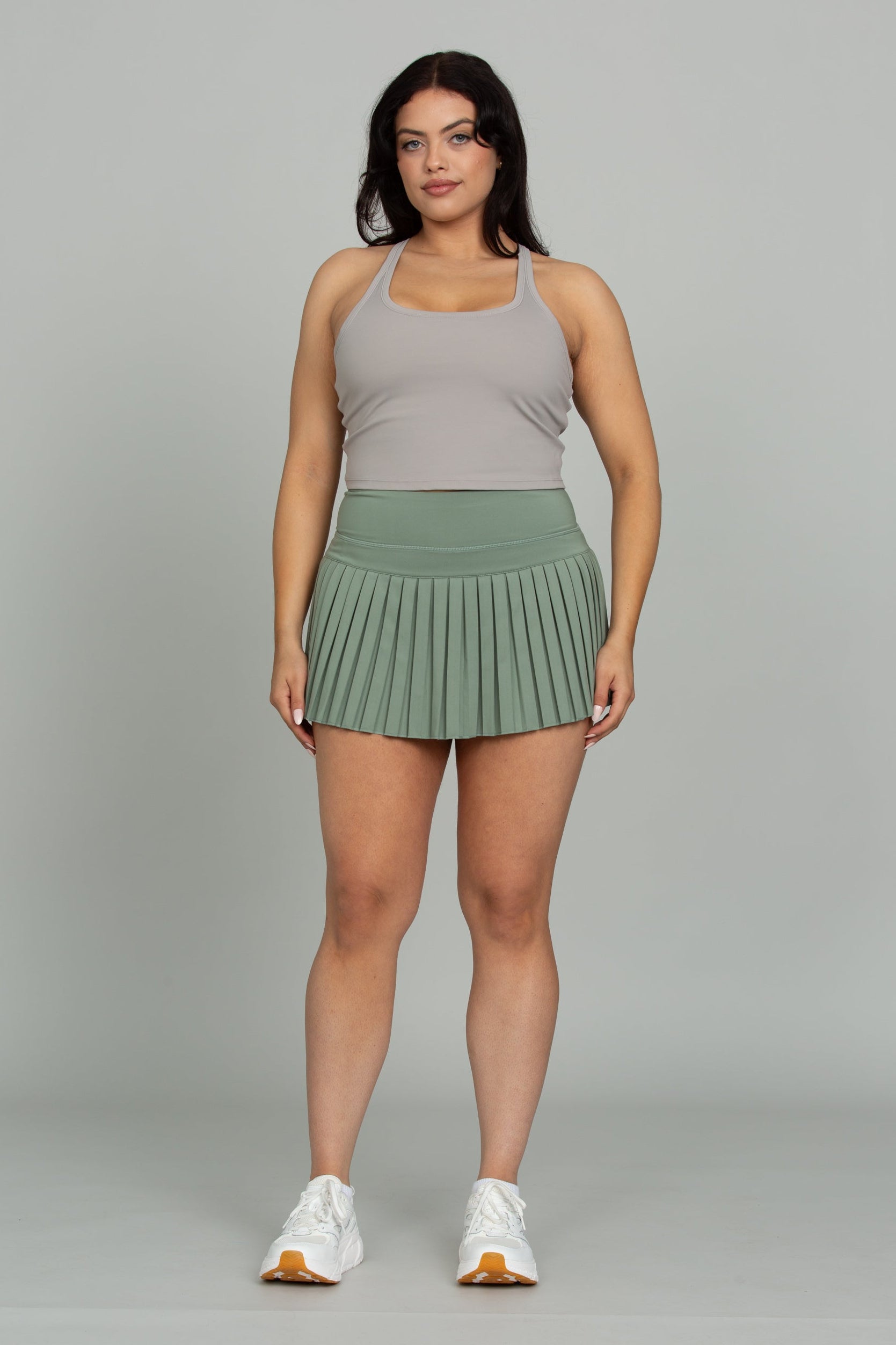 Sandstone Racerback Crop Tank