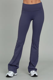 Pale Indigo Essential Foldover Flare Pant