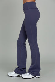 Pale Indigo Essential Foldover Flare Pant