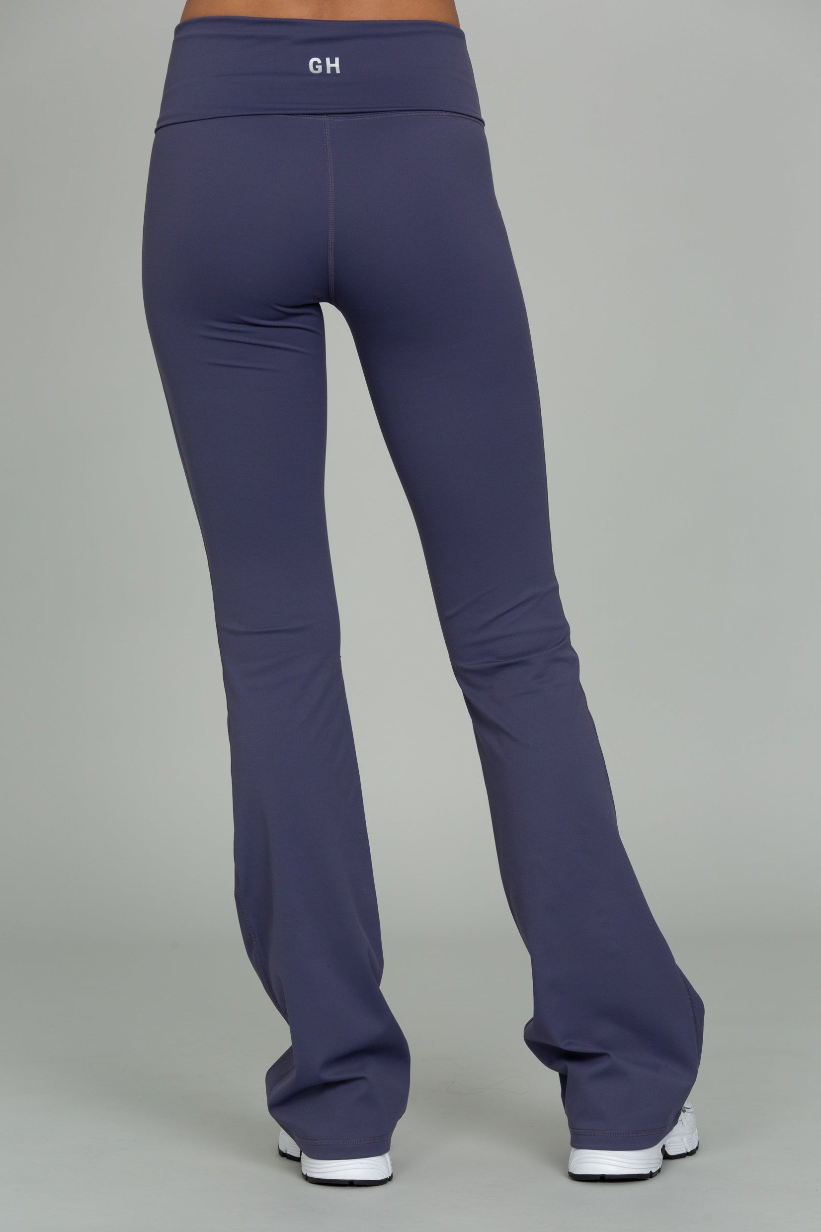 Pale Indigo Essential Foldover Flare Pant
