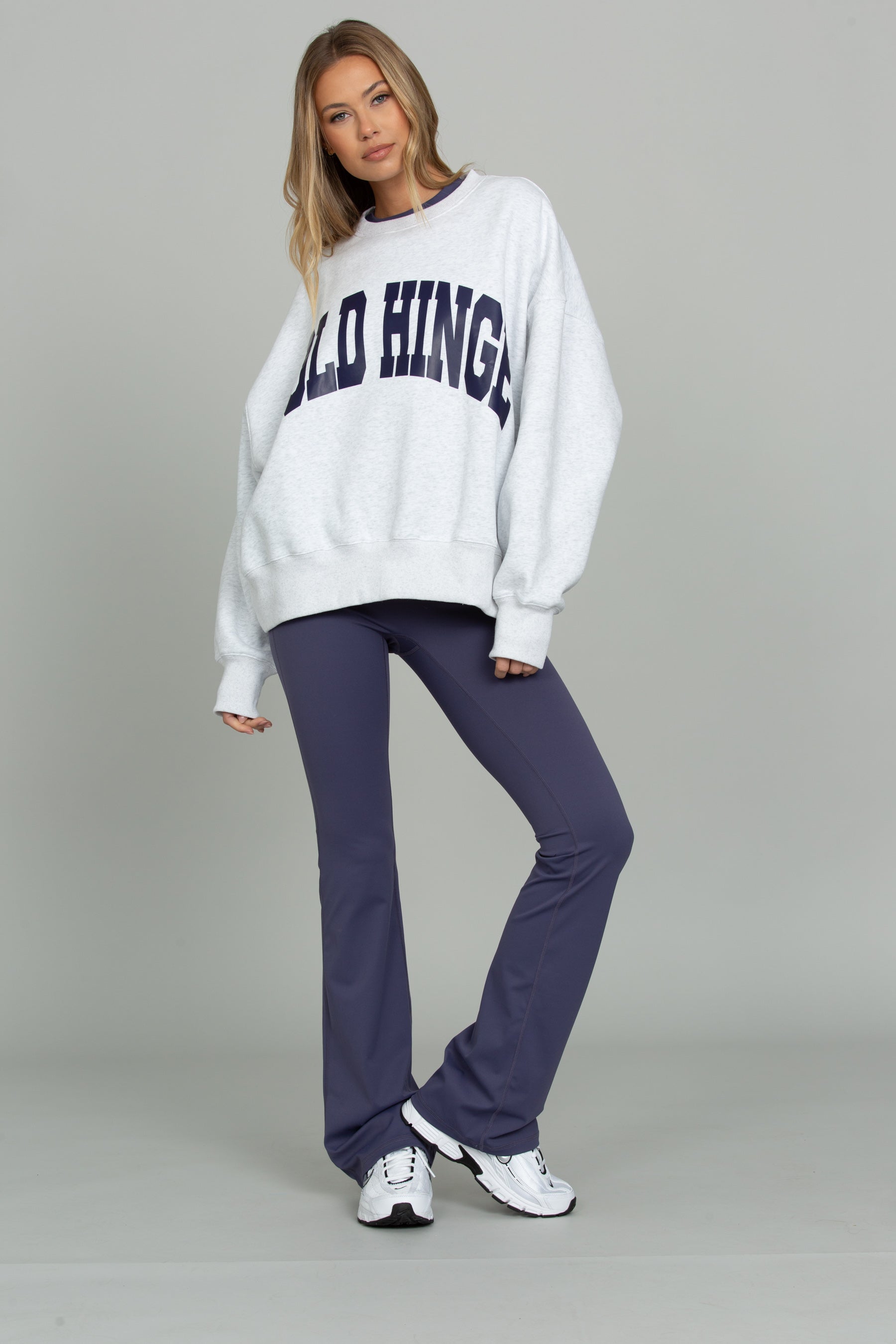 Heather Indigo GH Wide Arm Sweatshirt