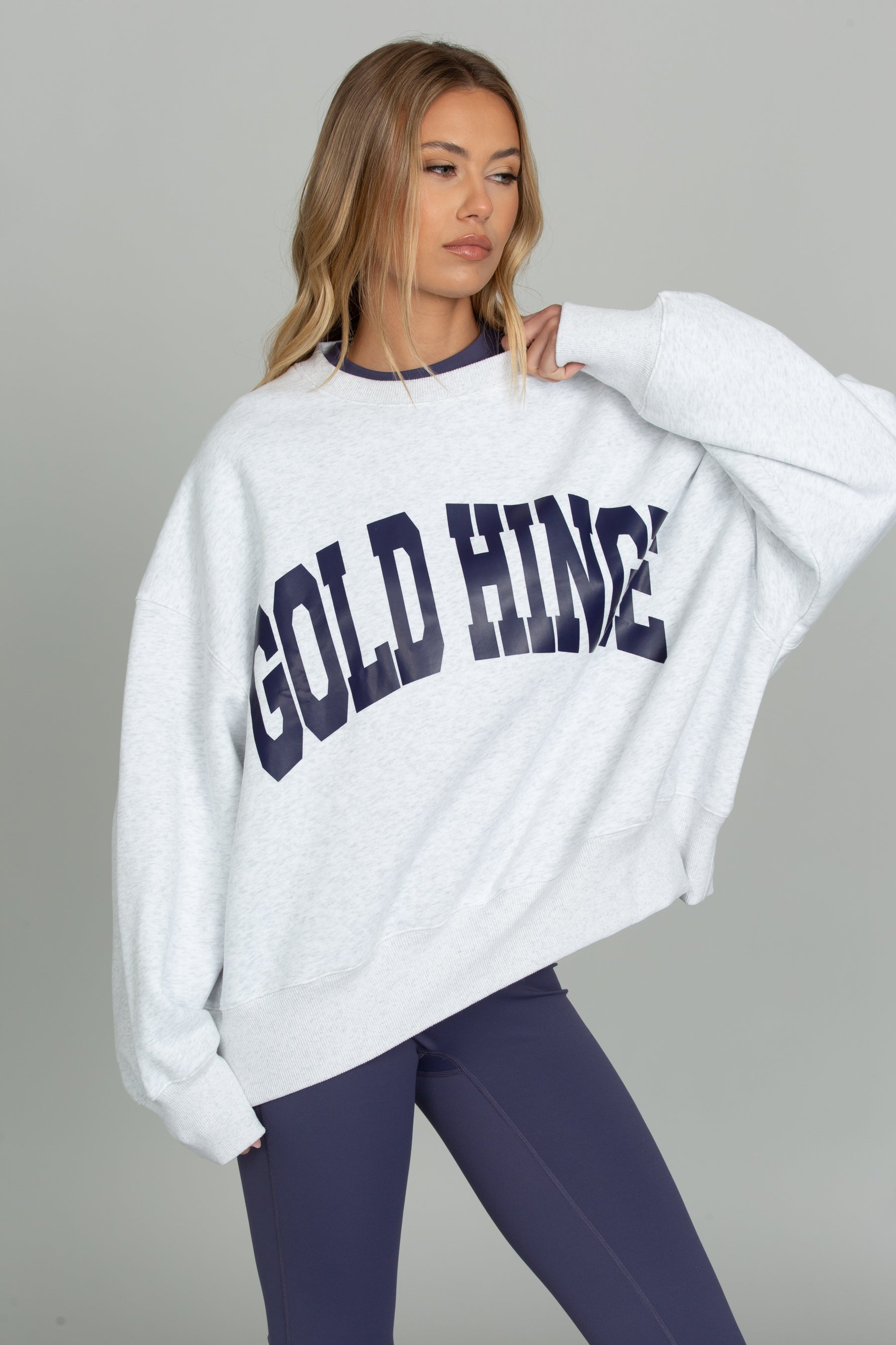 Heather Indigo GH Wide Arm Sweatshirt