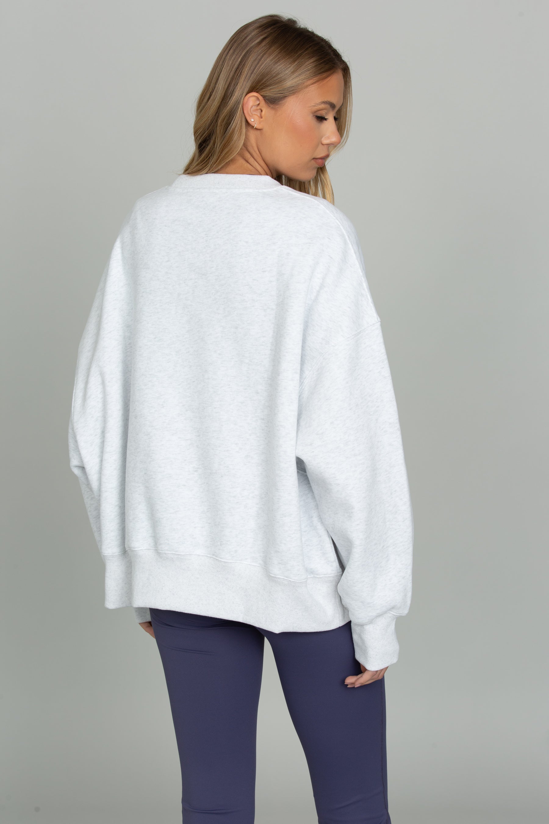 Heather Indigo GH Wide Arm Sweatshirt