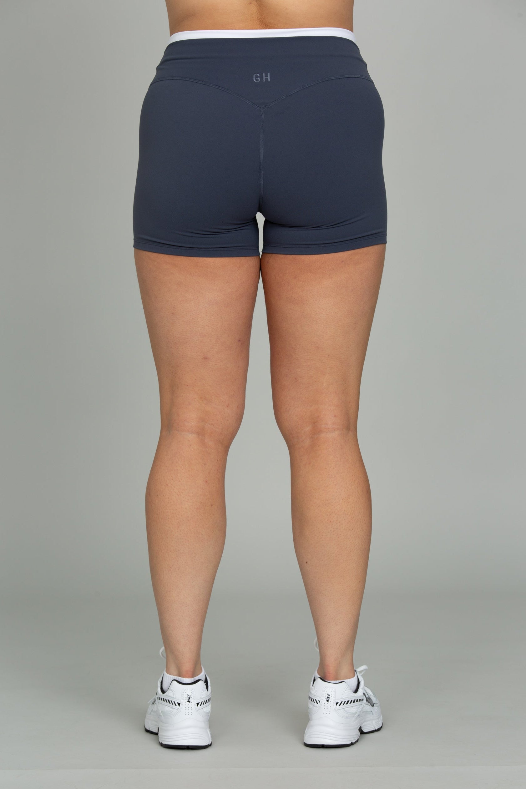 Bluewash Double Waist StrydeForm Short – Gold Hinge