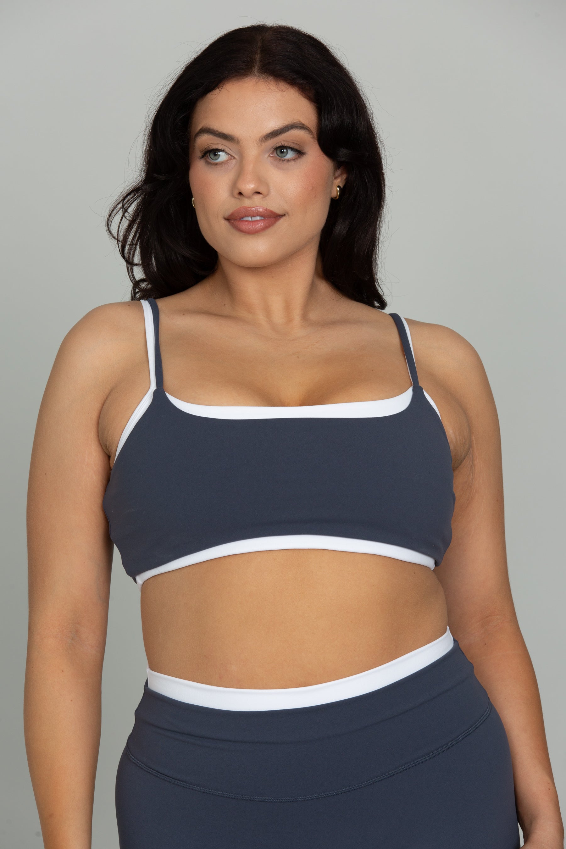 Bluewash Double Layer StrydeForm Bra – Gold Hinge