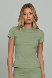 Matcha Essential Full Length Short Sleeve