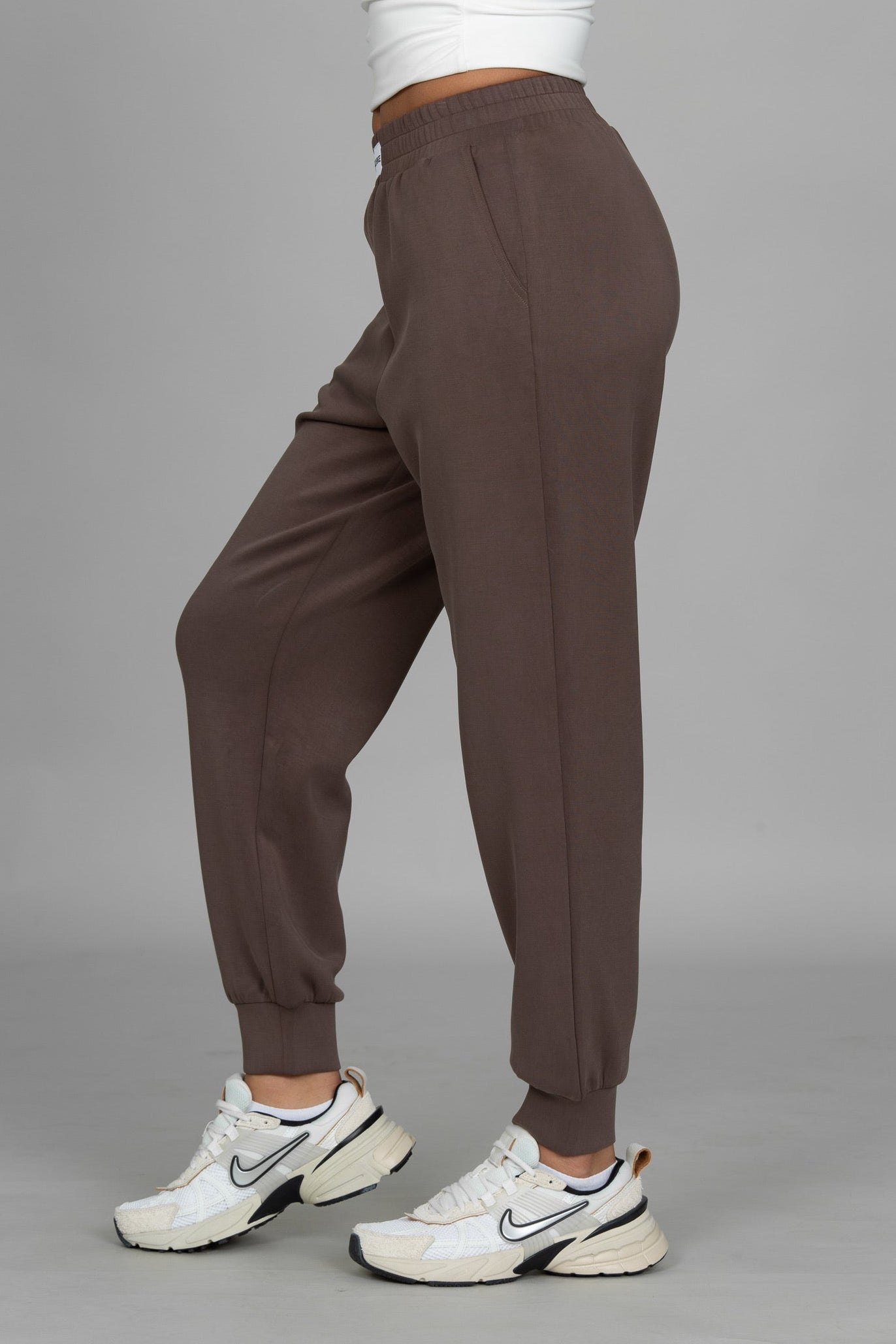 Mocha LuxeSoft Lounge Jogger