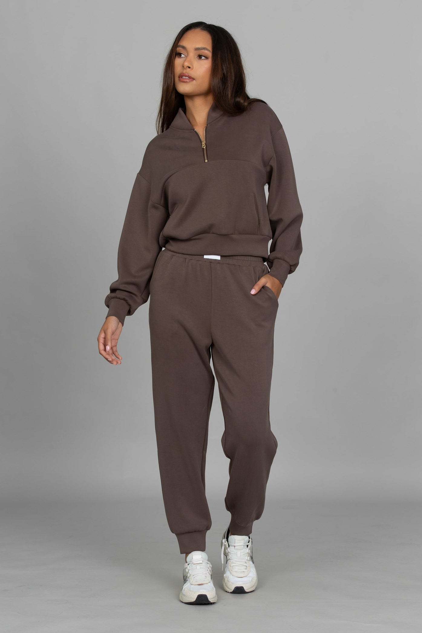 Mocha LuxeSoft Lounge Jogger