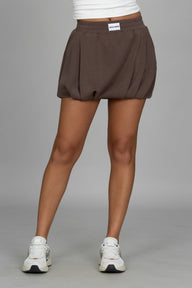 Mocha LuxeSoft Bubble Skirt